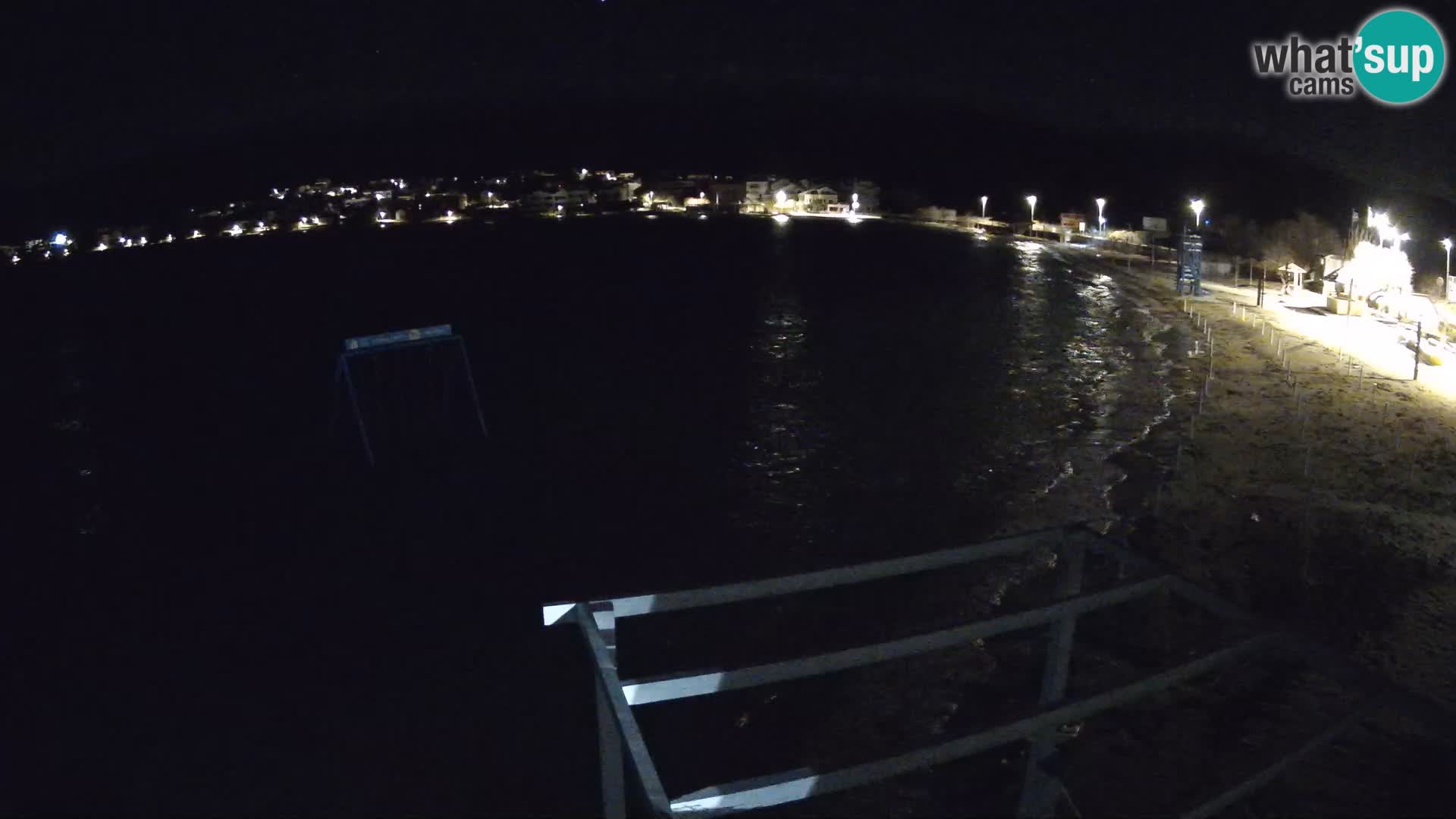 Kamera v zivo – Plaža Planjka – otok Pag