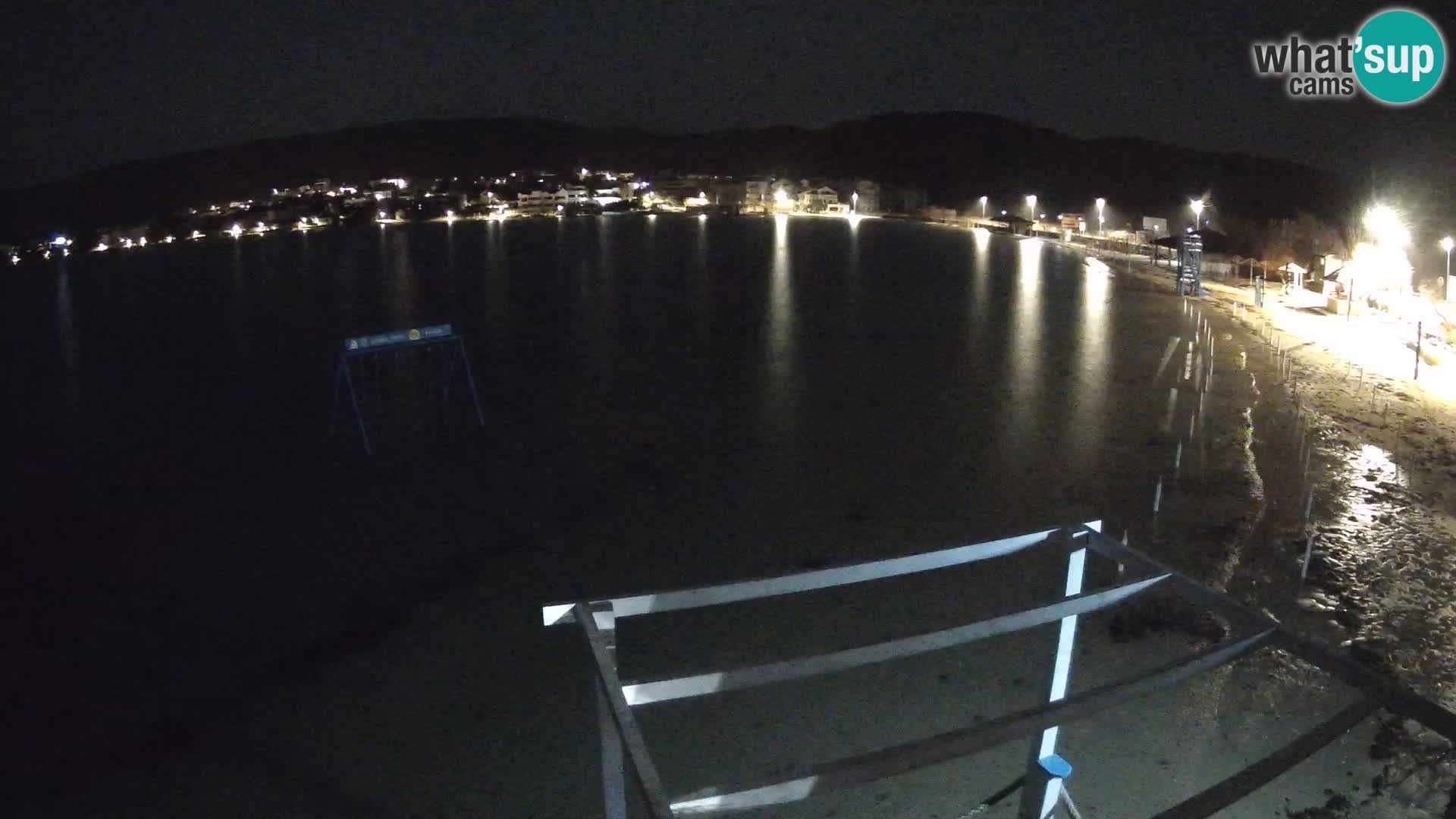 Webcam live – Planjka beach – Pag Island