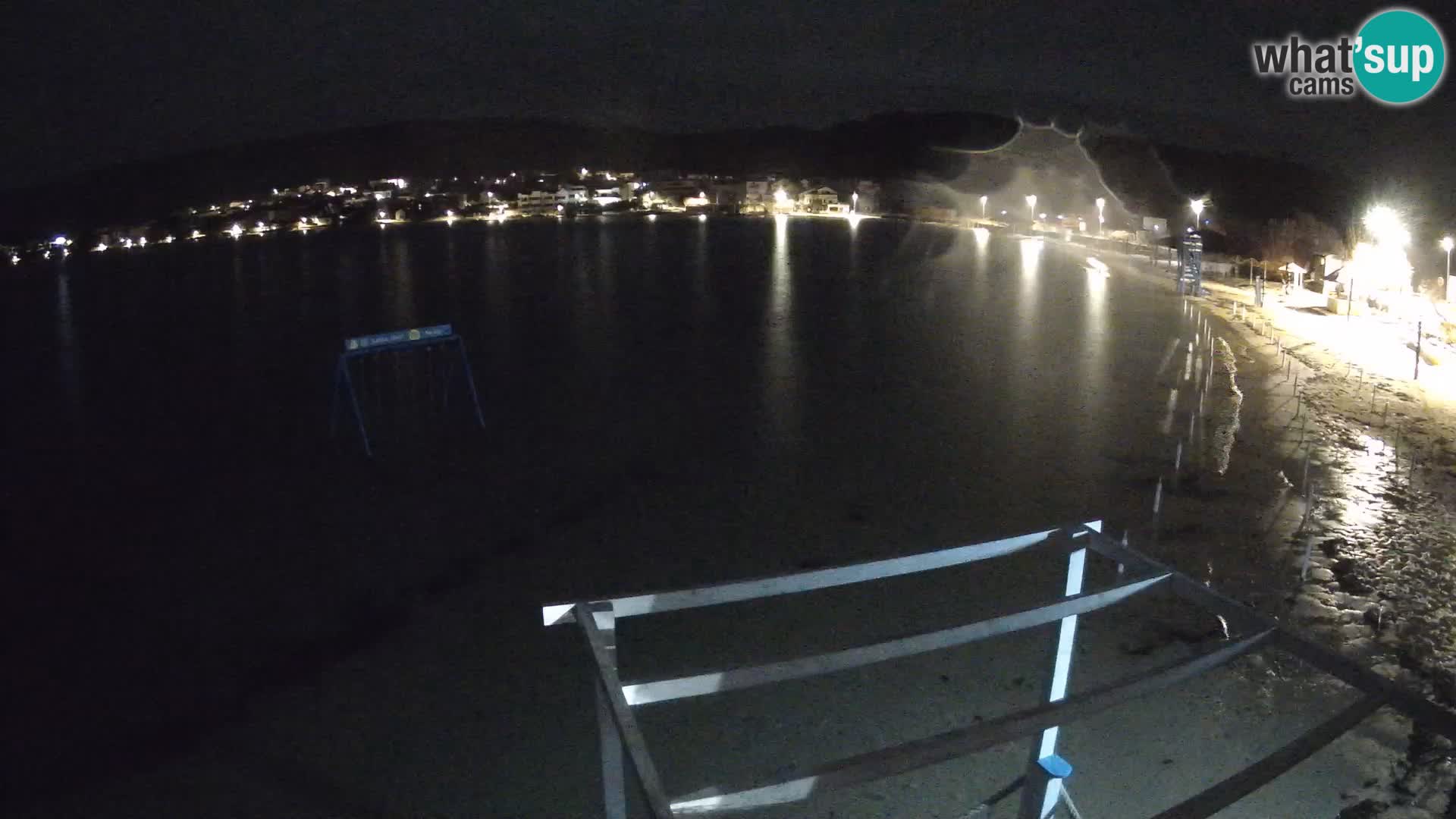 Webcam live – Planjka beach – Pag Island