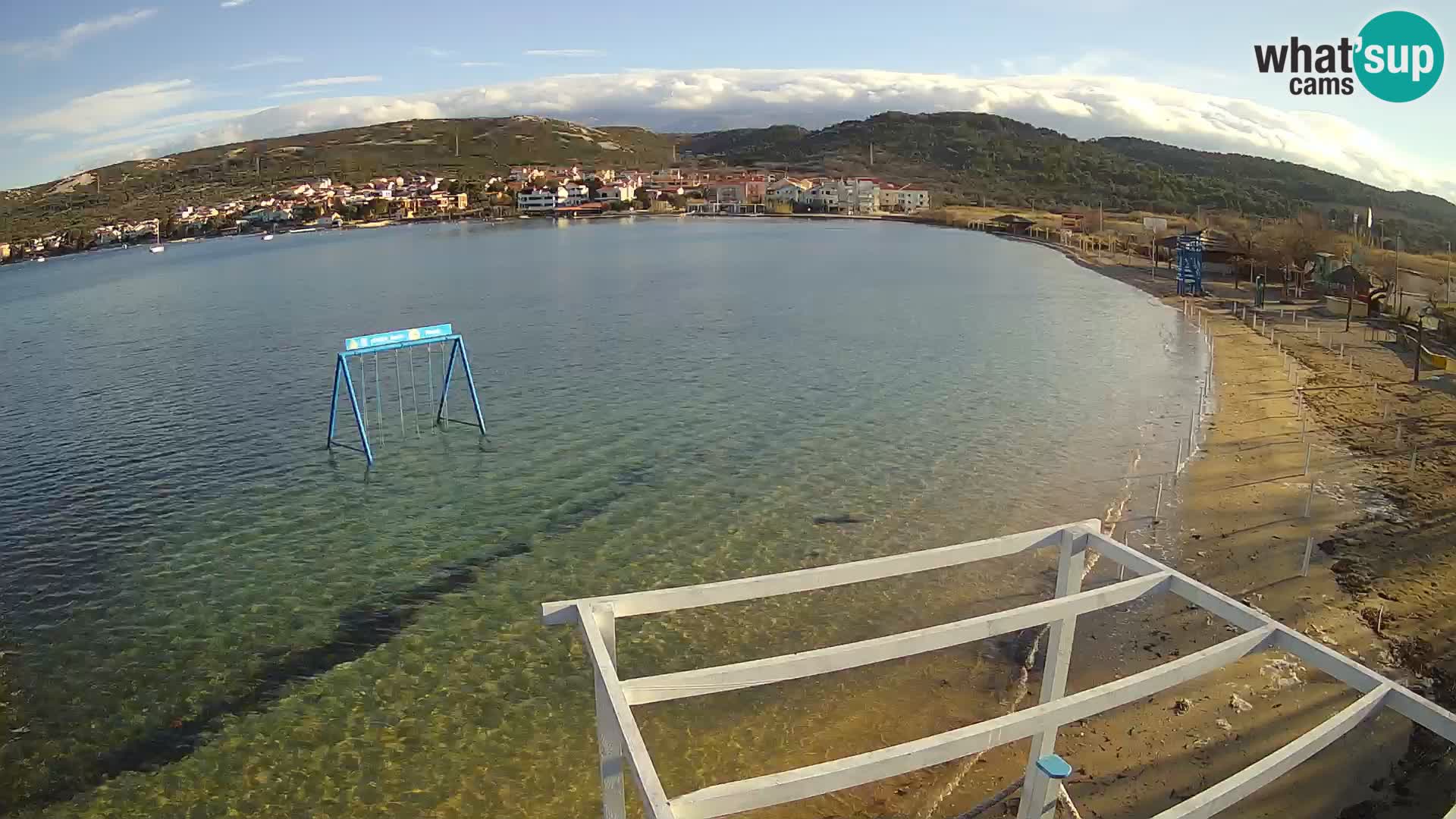 Webcam live – Planjka beach – Pag Island