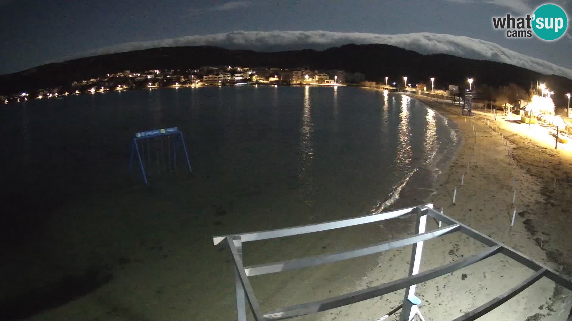 Webcam live – Planjka beach – Pag Island