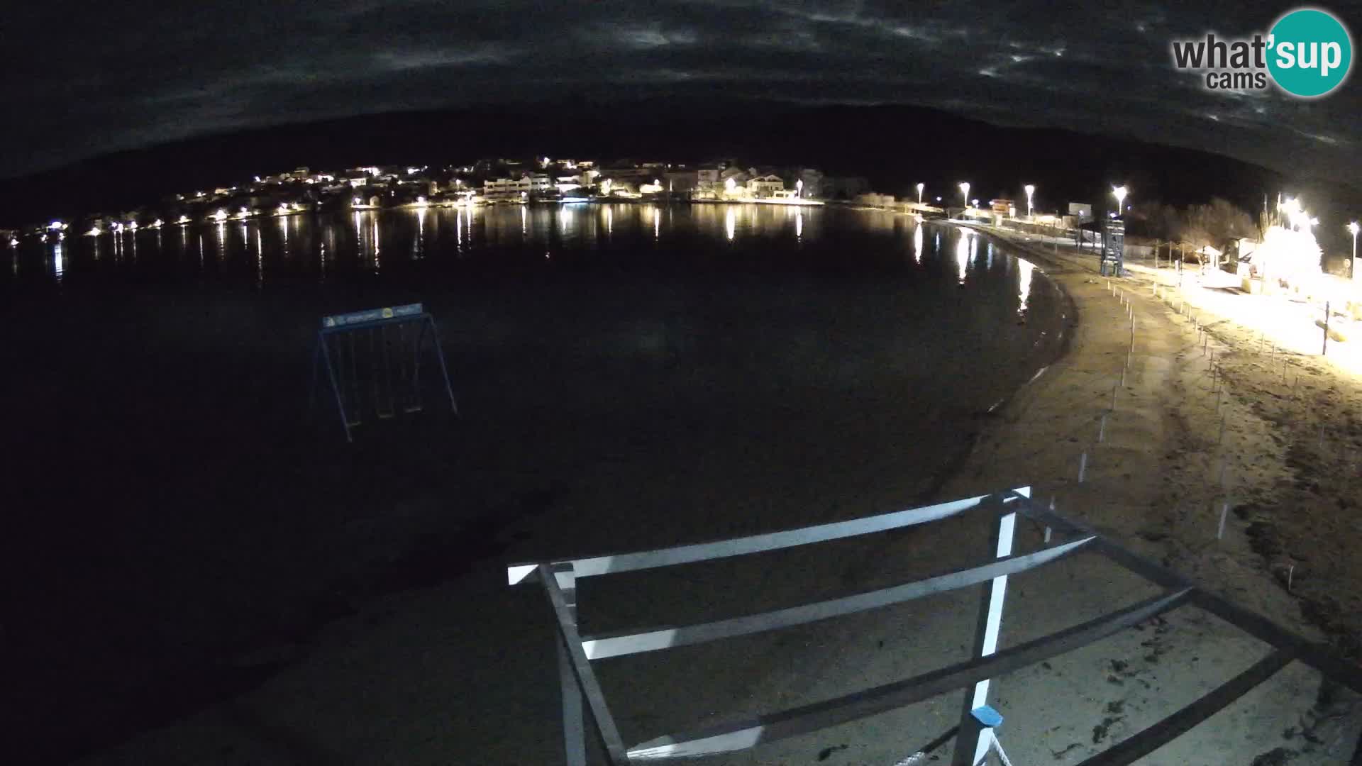 Web kamera – Plaža Planjka – otok Pag