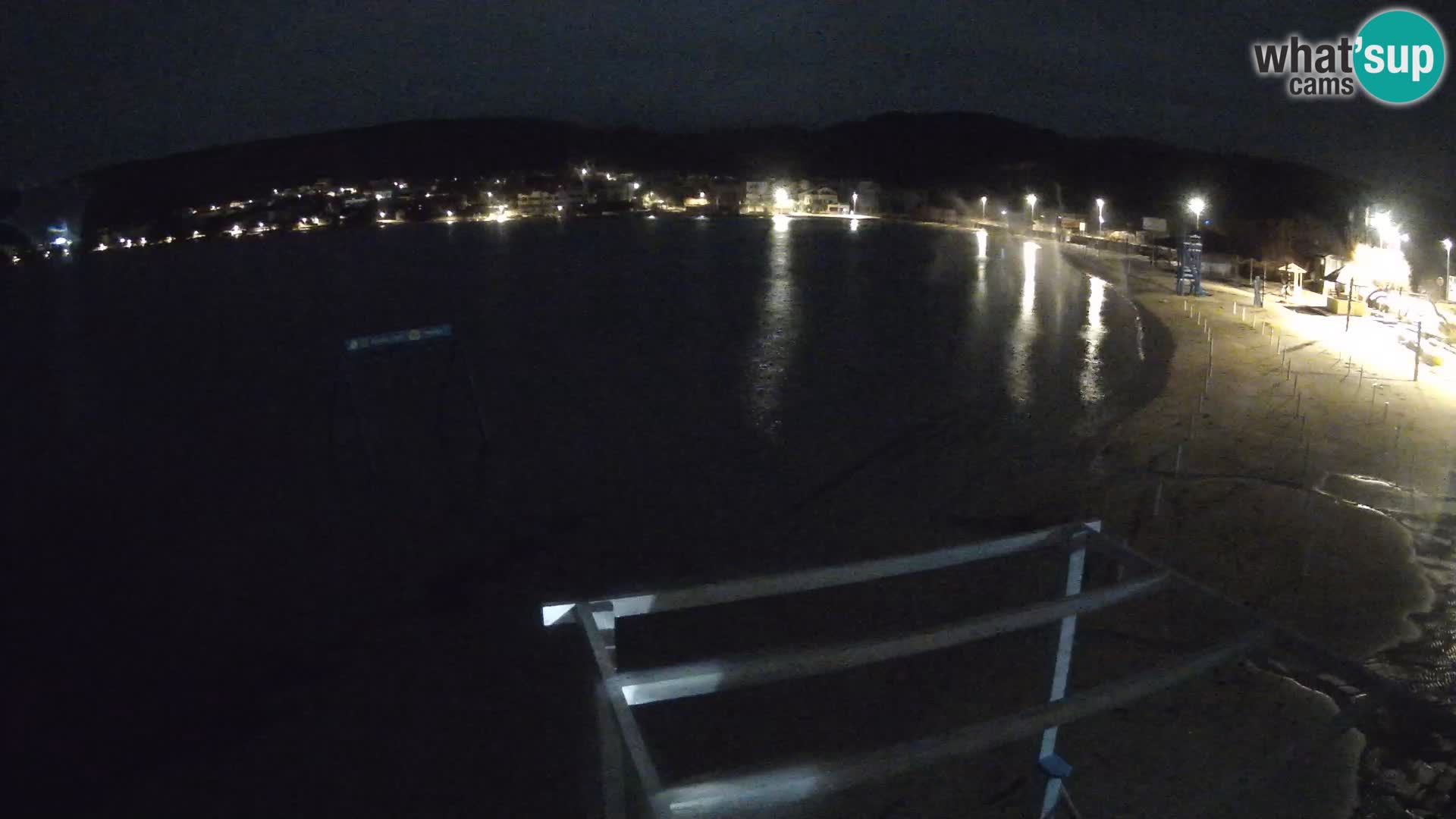 Webcam live – Planjka beach – Pag Island