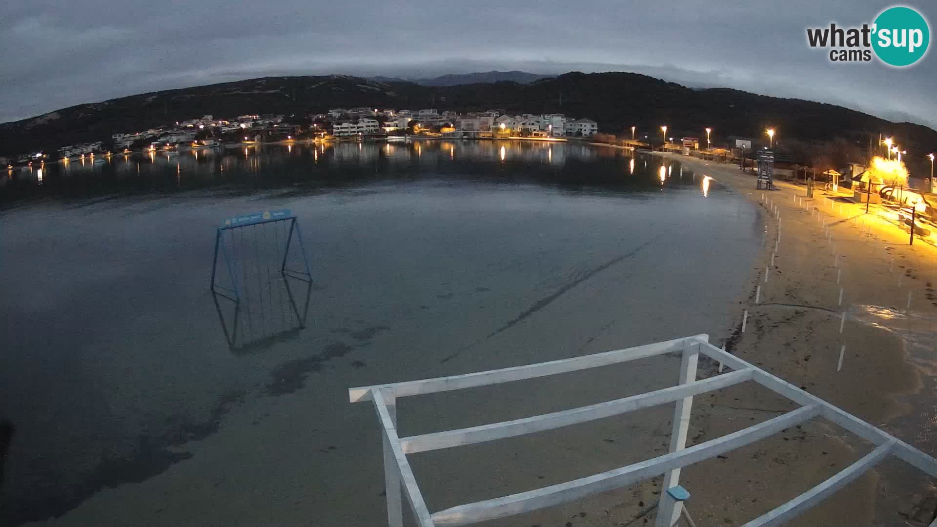 Web kamera – Plaža Planjka – otok Pag