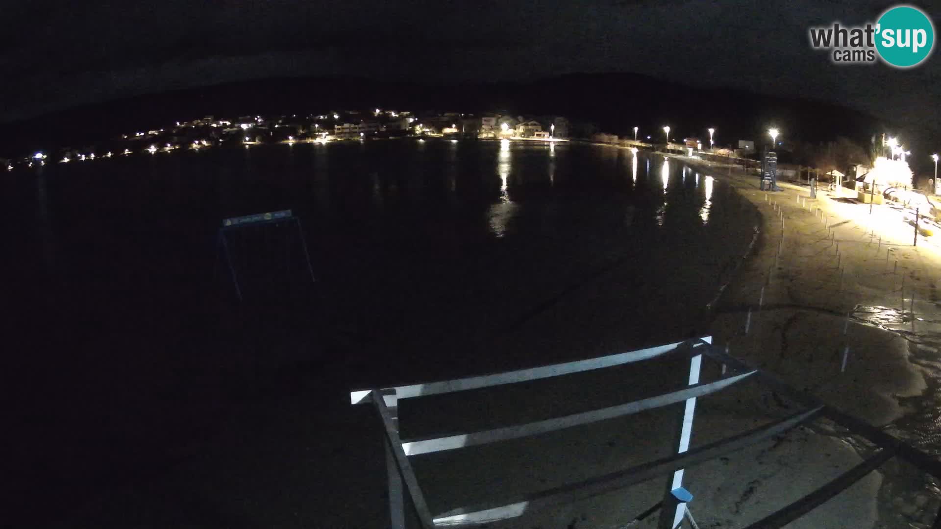 Webcam live – Strand Planjka – Pag