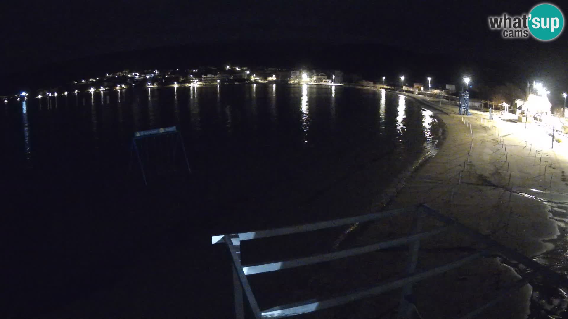 Kamera v zivo – Plaža Planjka – otok Pag
