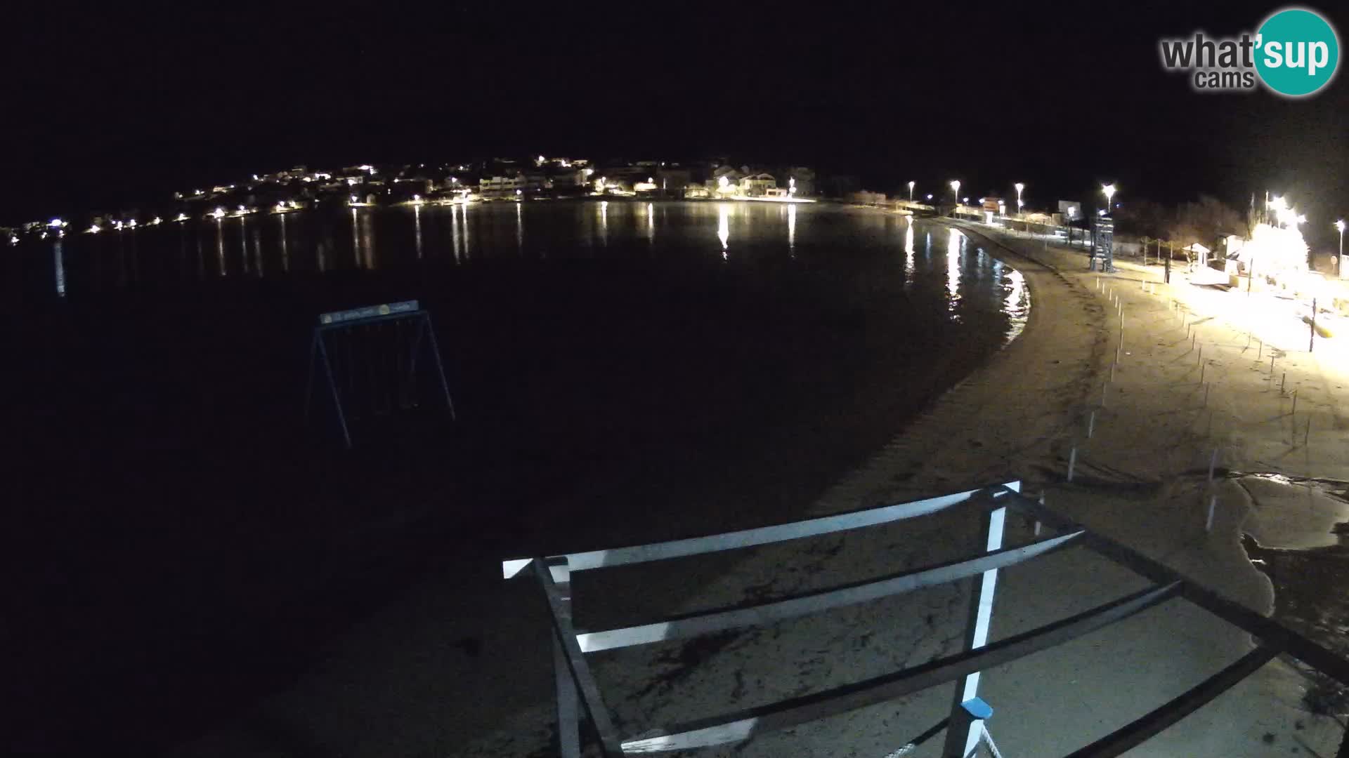 Webcam live – Planjka beach – Pag Island