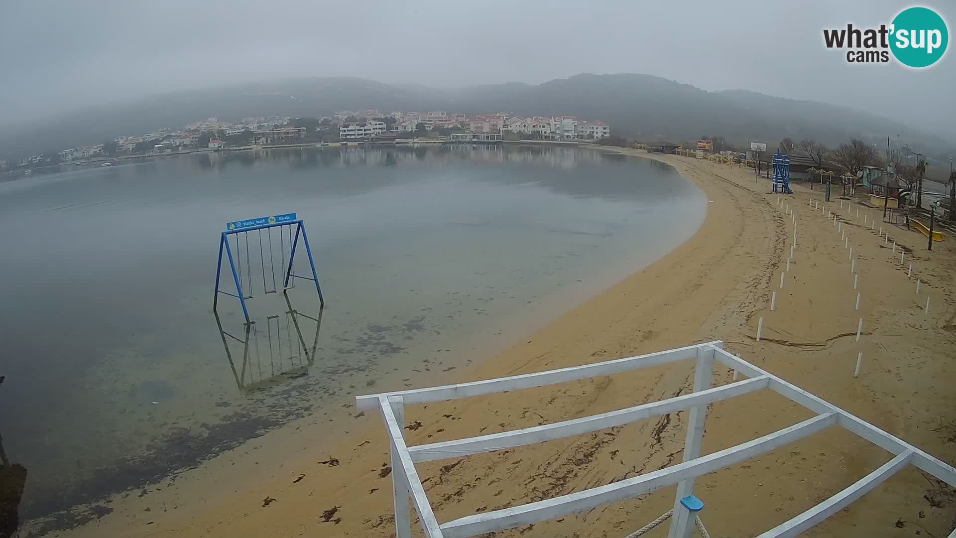 Web kamera – Plaža Planjka – otok Pag