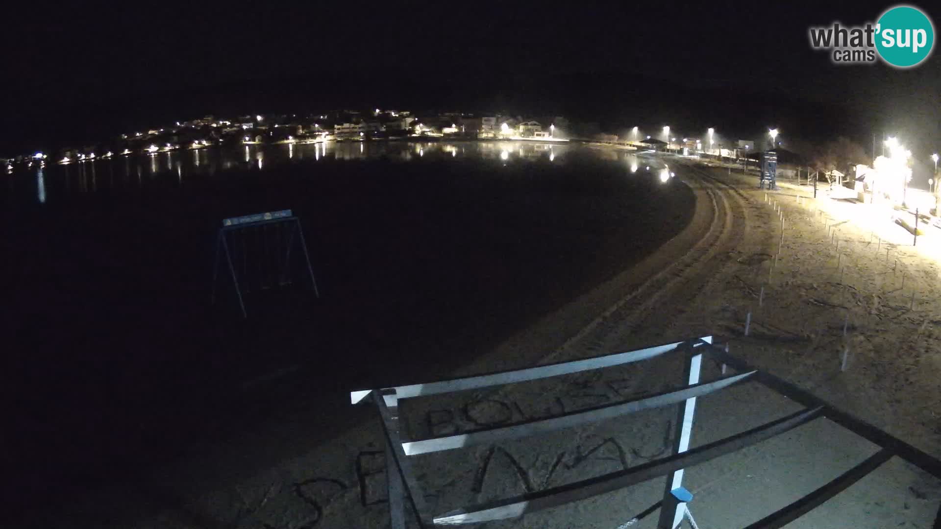 Webcam Pag – Plage Planjka