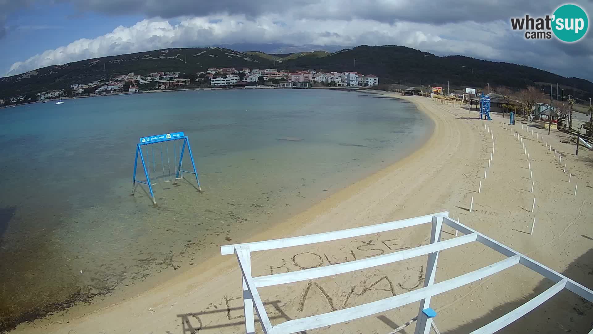 Webcam live – Planjka beach – Pag Island