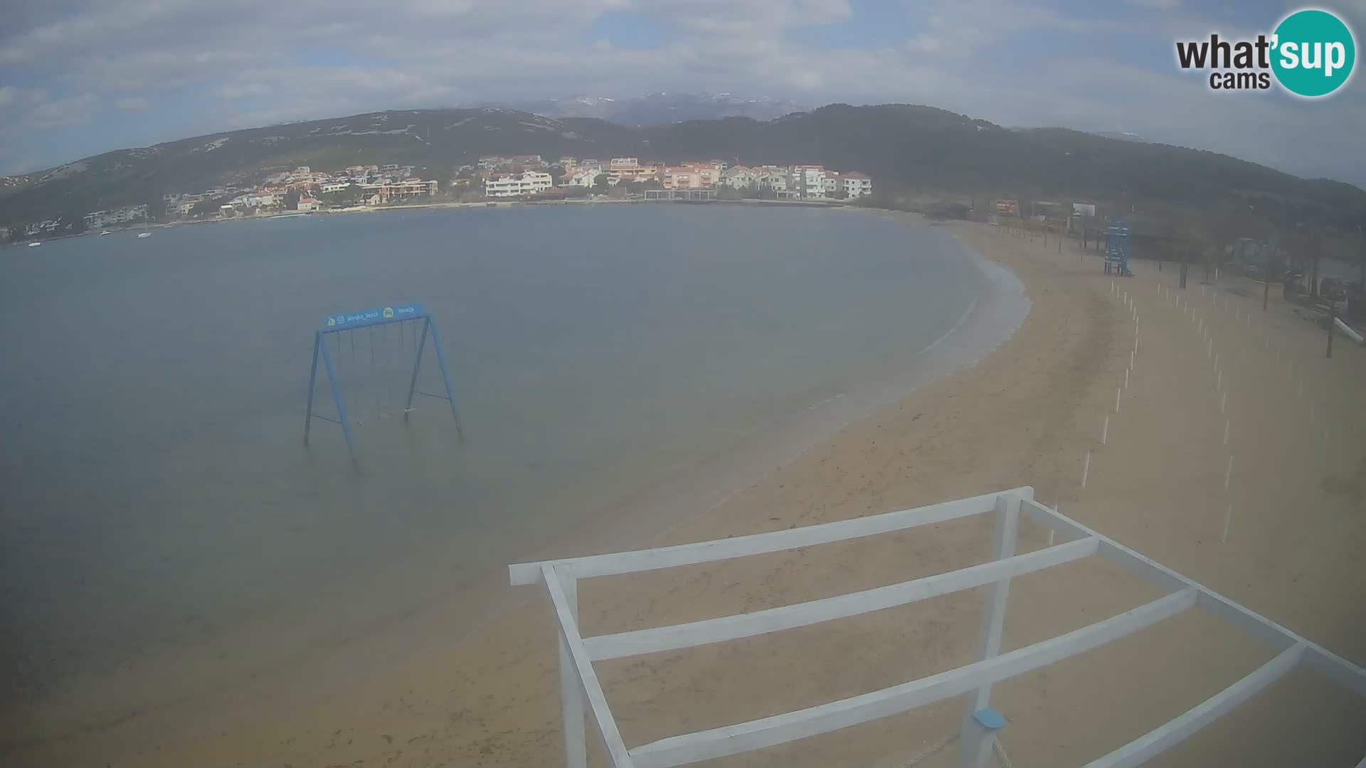 Kamera v zivo – Plaža Planjka – otok Pag