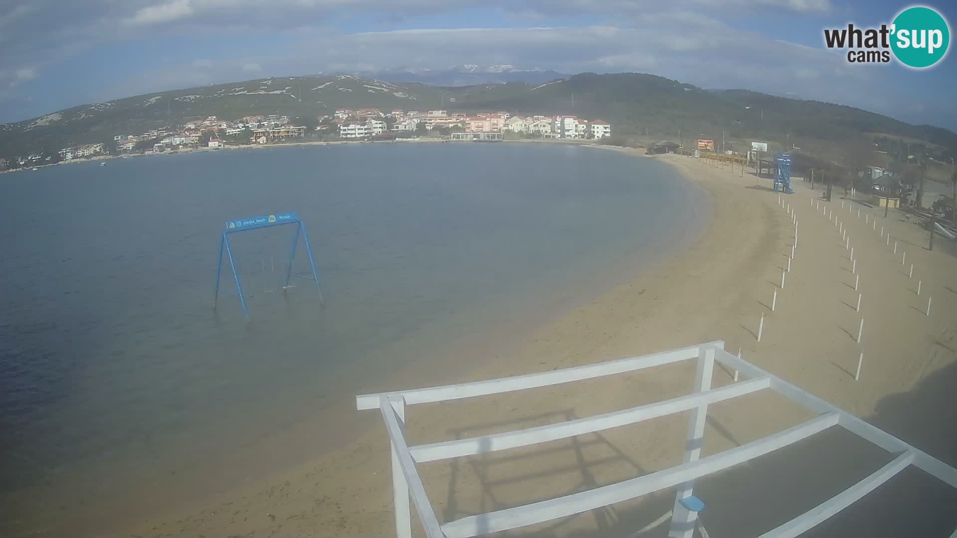 Webcam live – Planjka beach – Pag Island