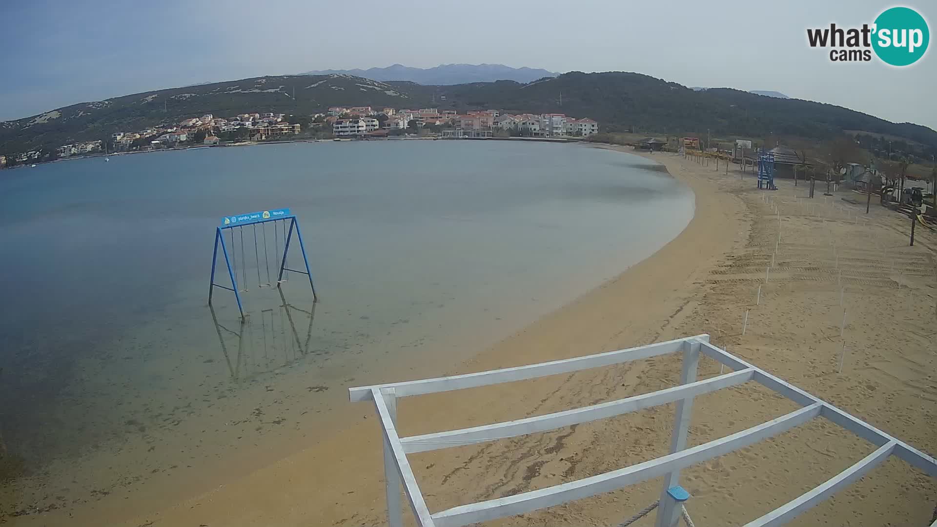 Kamera v zivo – Plaža Planjka – otok Pag