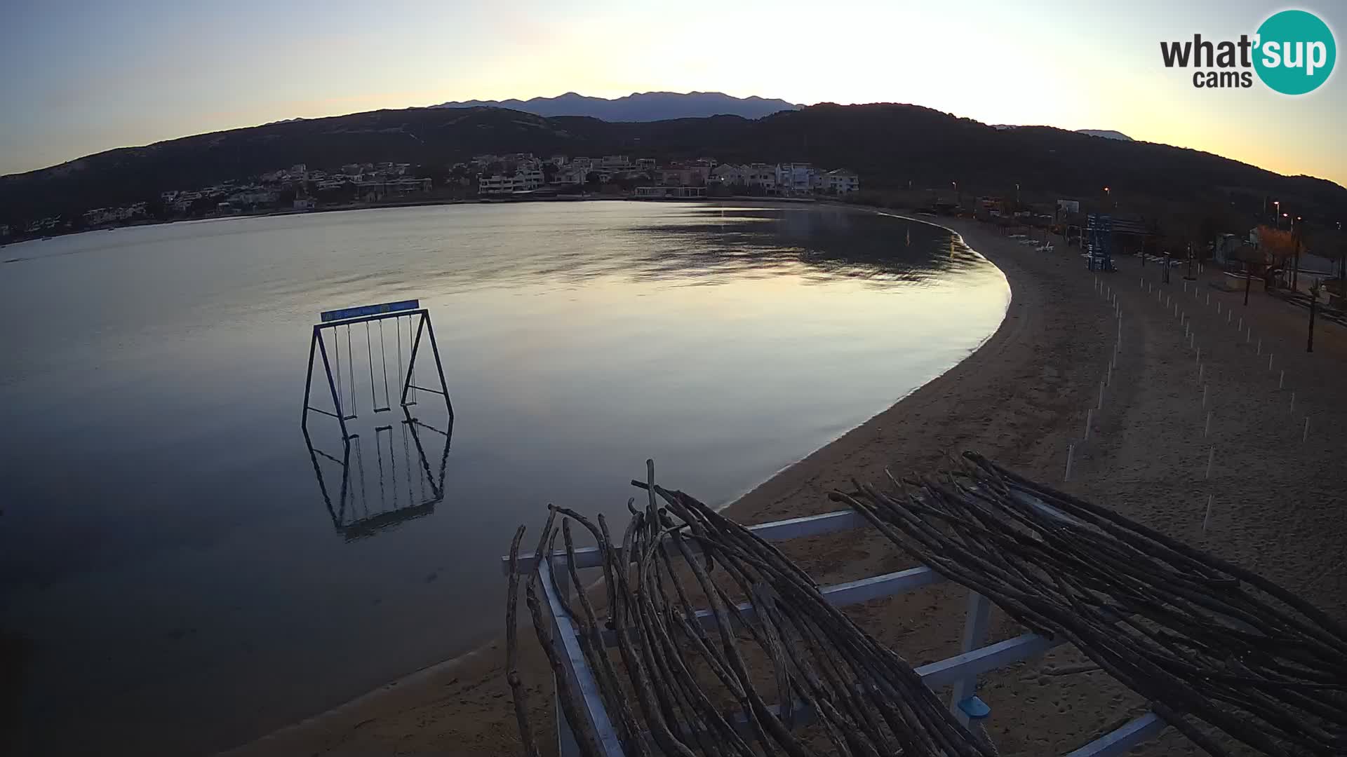 Kamera v zivo – Plaža Planjka – otok Pag