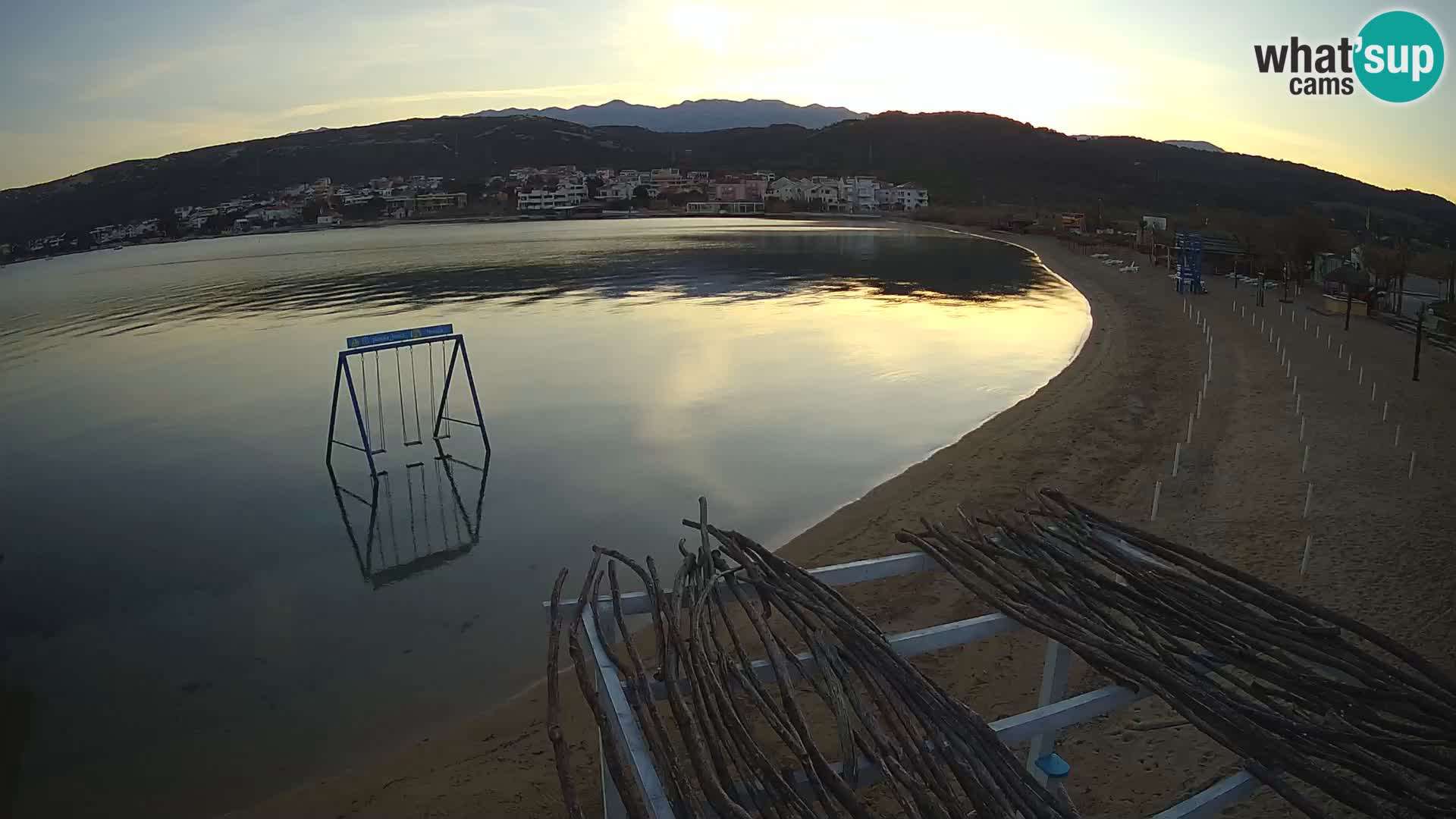 Kamera v zivo – Plaža Planjka – otok Pag