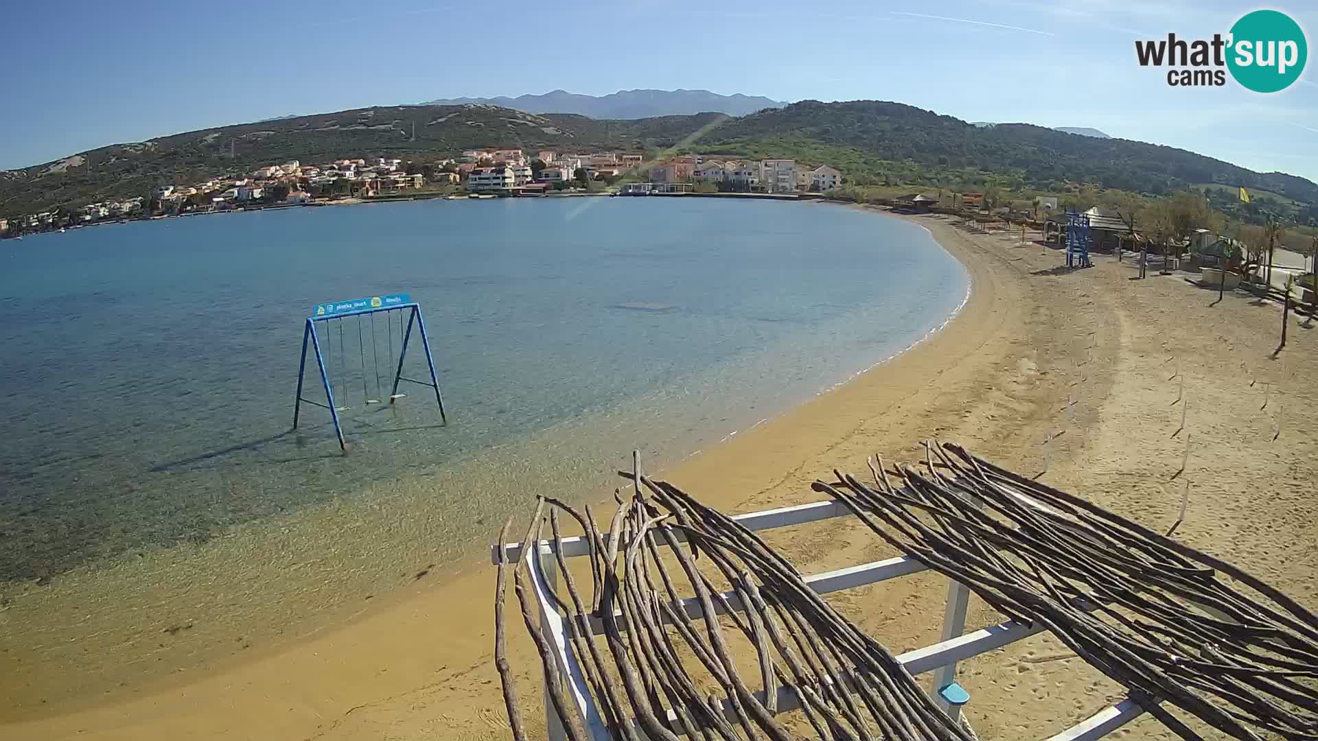 Webcam live – Planjka beach – Pag Island