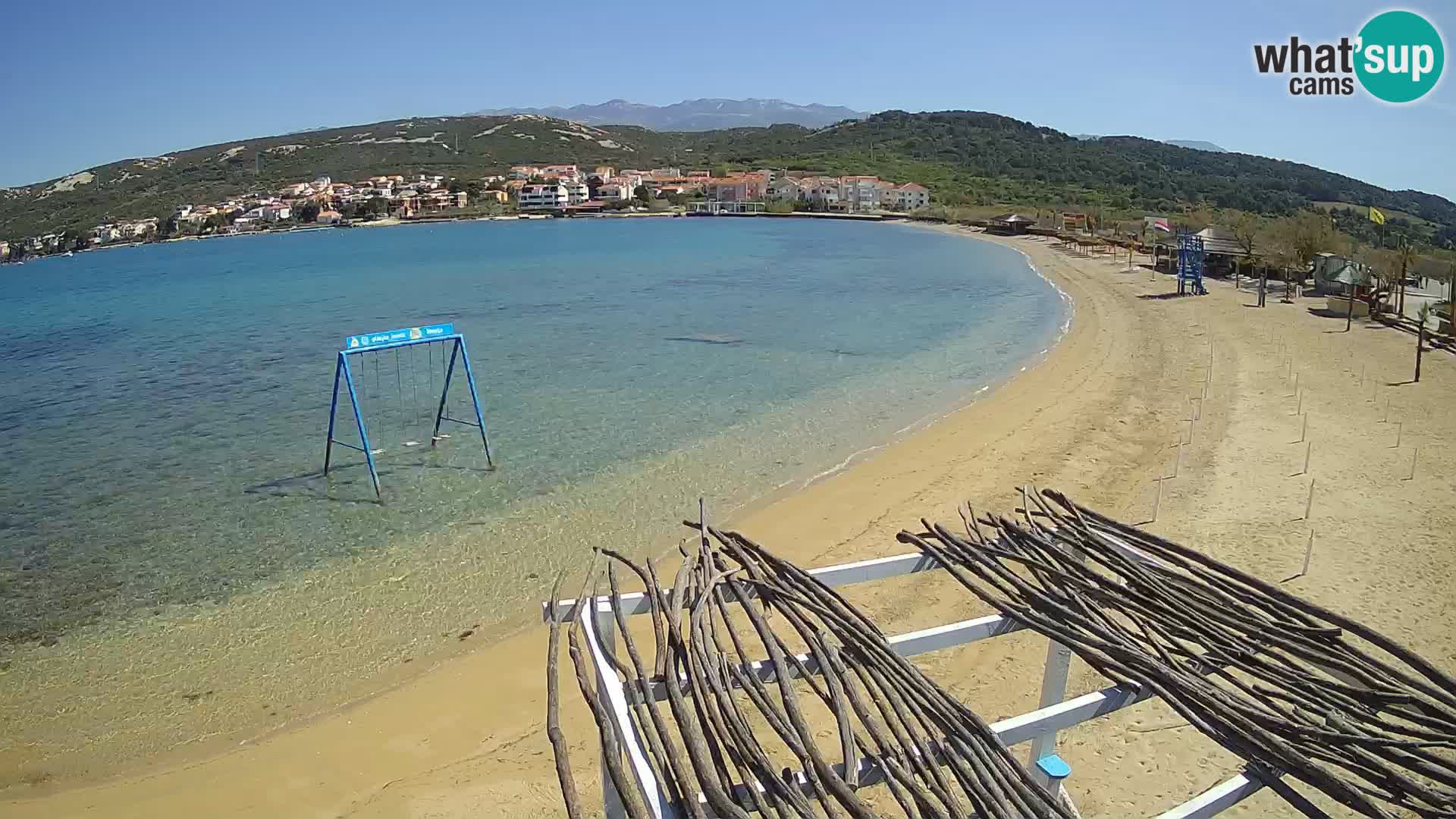 Webcam live – Planjka beach – Pag Island
