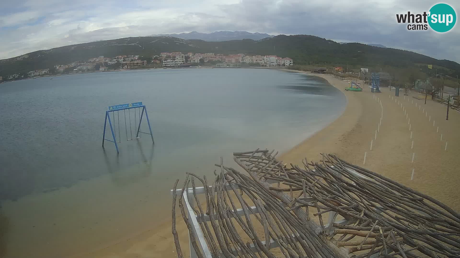 Kamera v zivo – Plaža Planjka – otok Pag