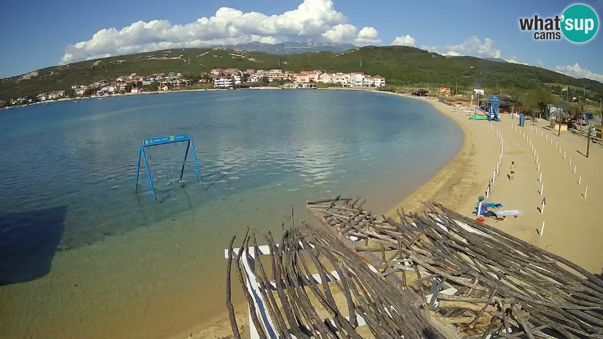 Web kamera – Plaža Planjka – otok Pag