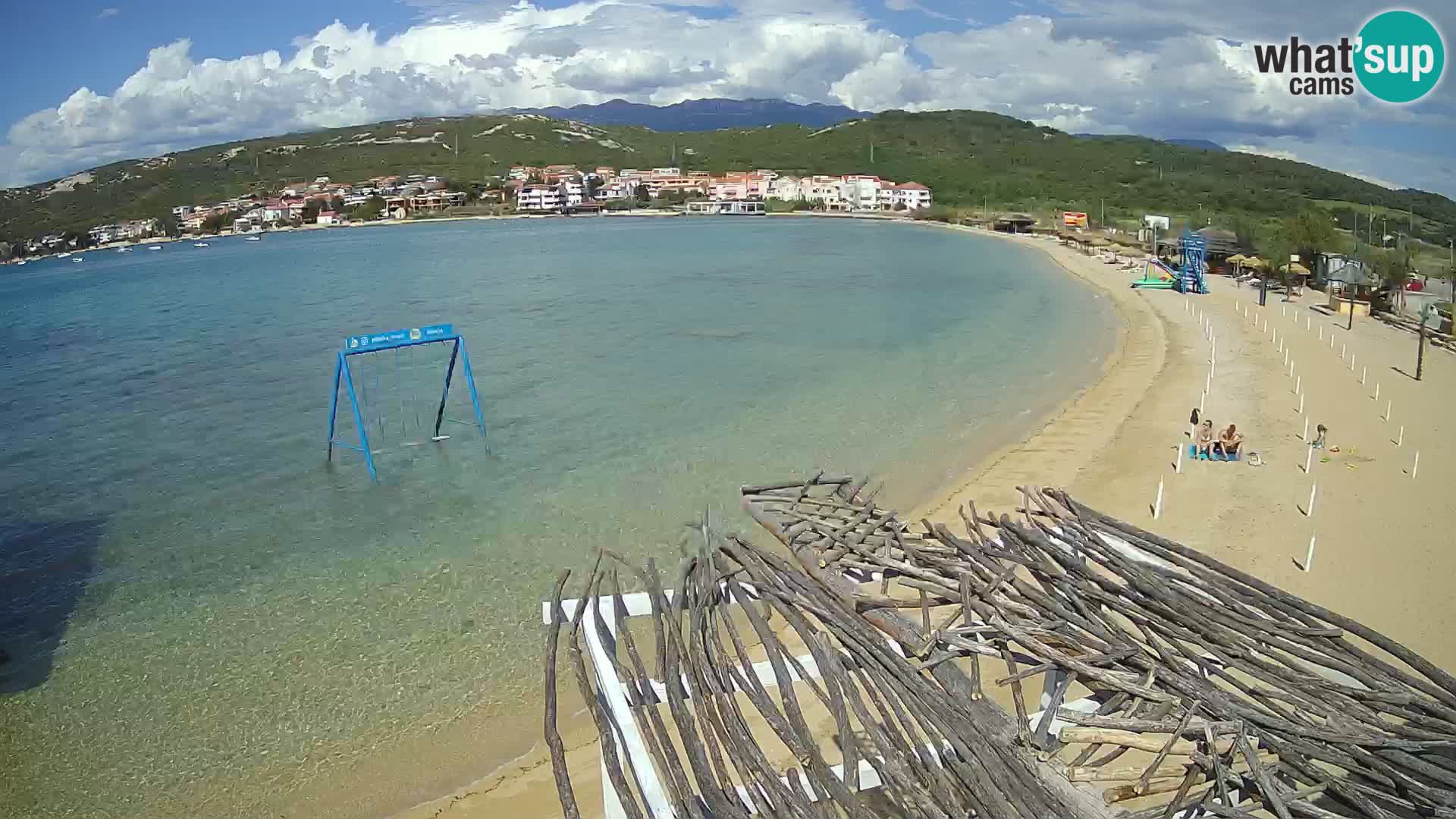 Kamera v zivo – Plaža Planjka – otok Pag