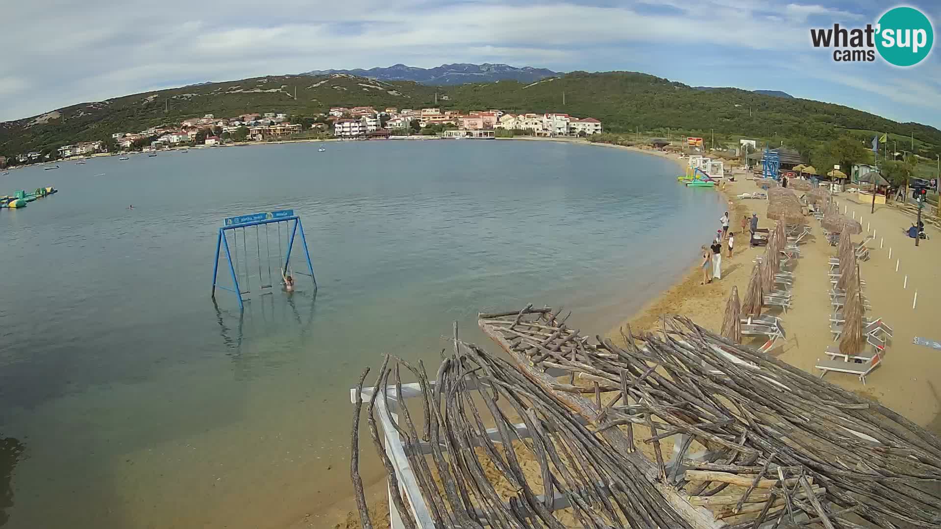 Webcam live – Planjka beach – Pag Island