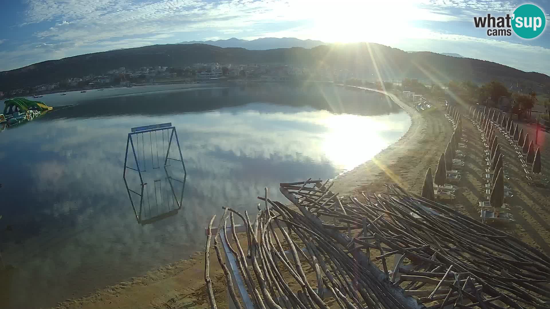 Webcam live – Planjka beach – Pag Island