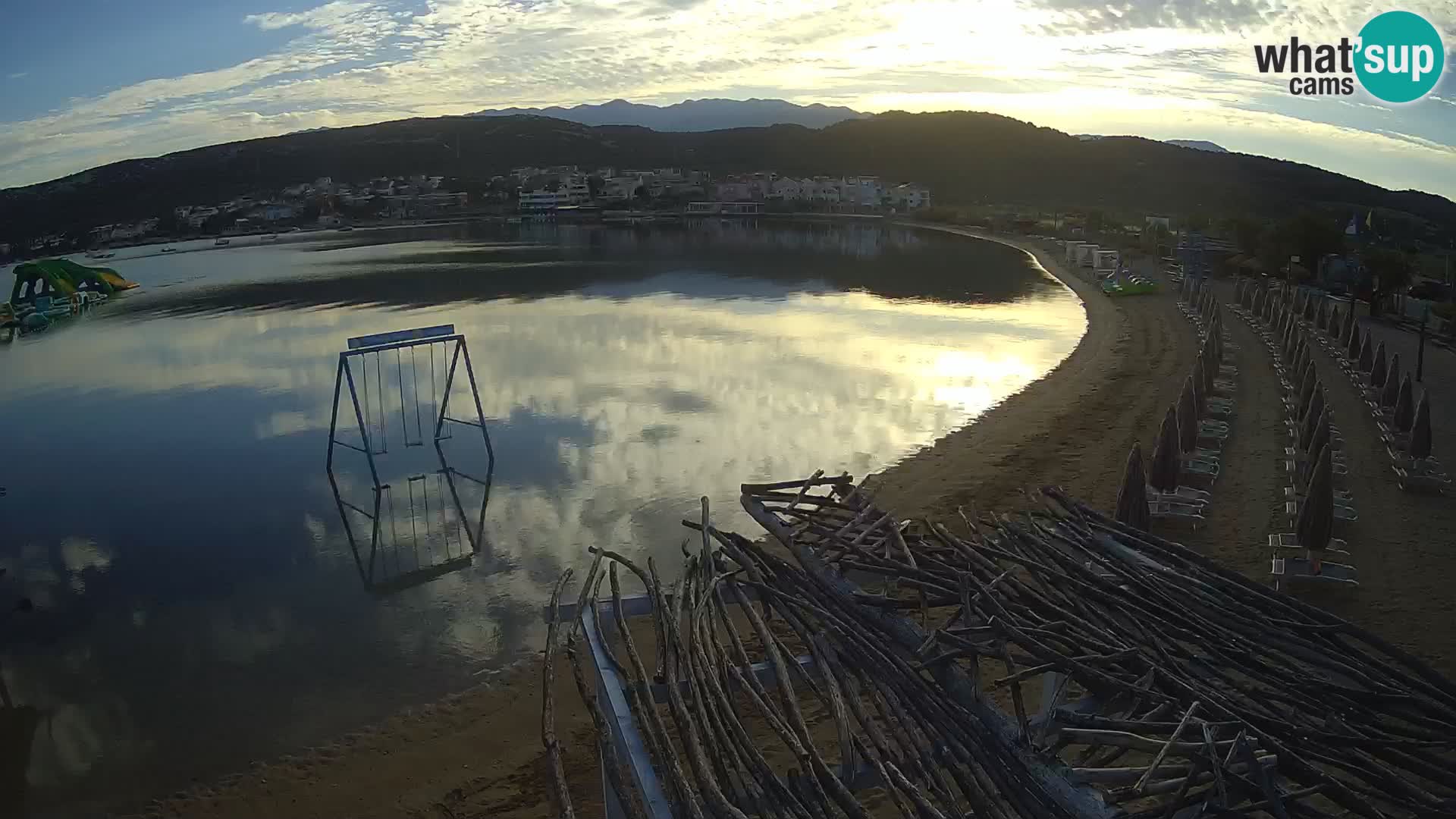 Kamera v zivo – Plaža Planjka – otok Pag