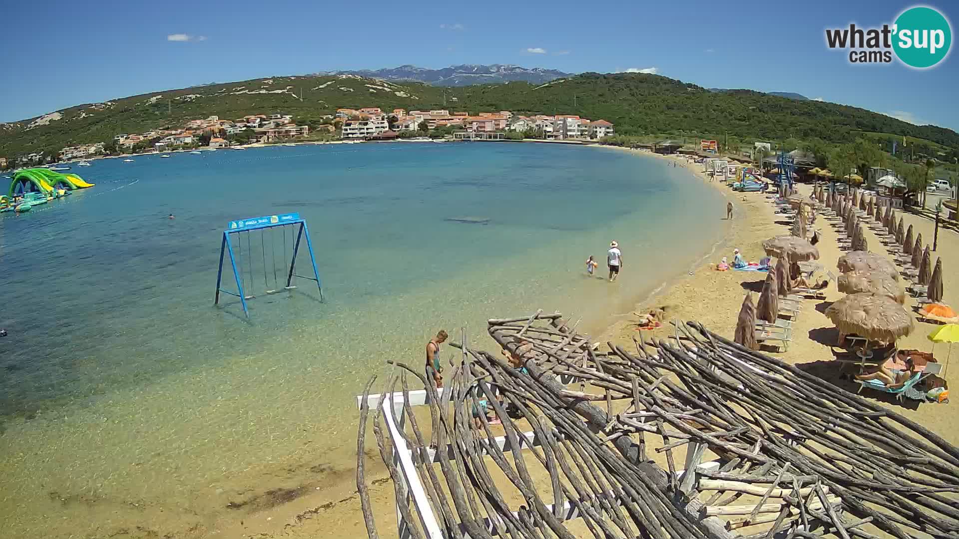 Webcam live – Planjka beach – Pag Island