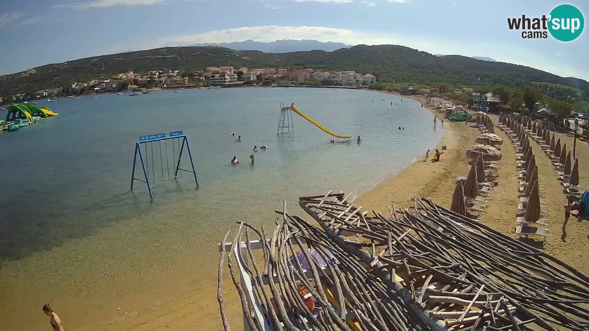 Web kamera – Plaža Planjka – otok Pag