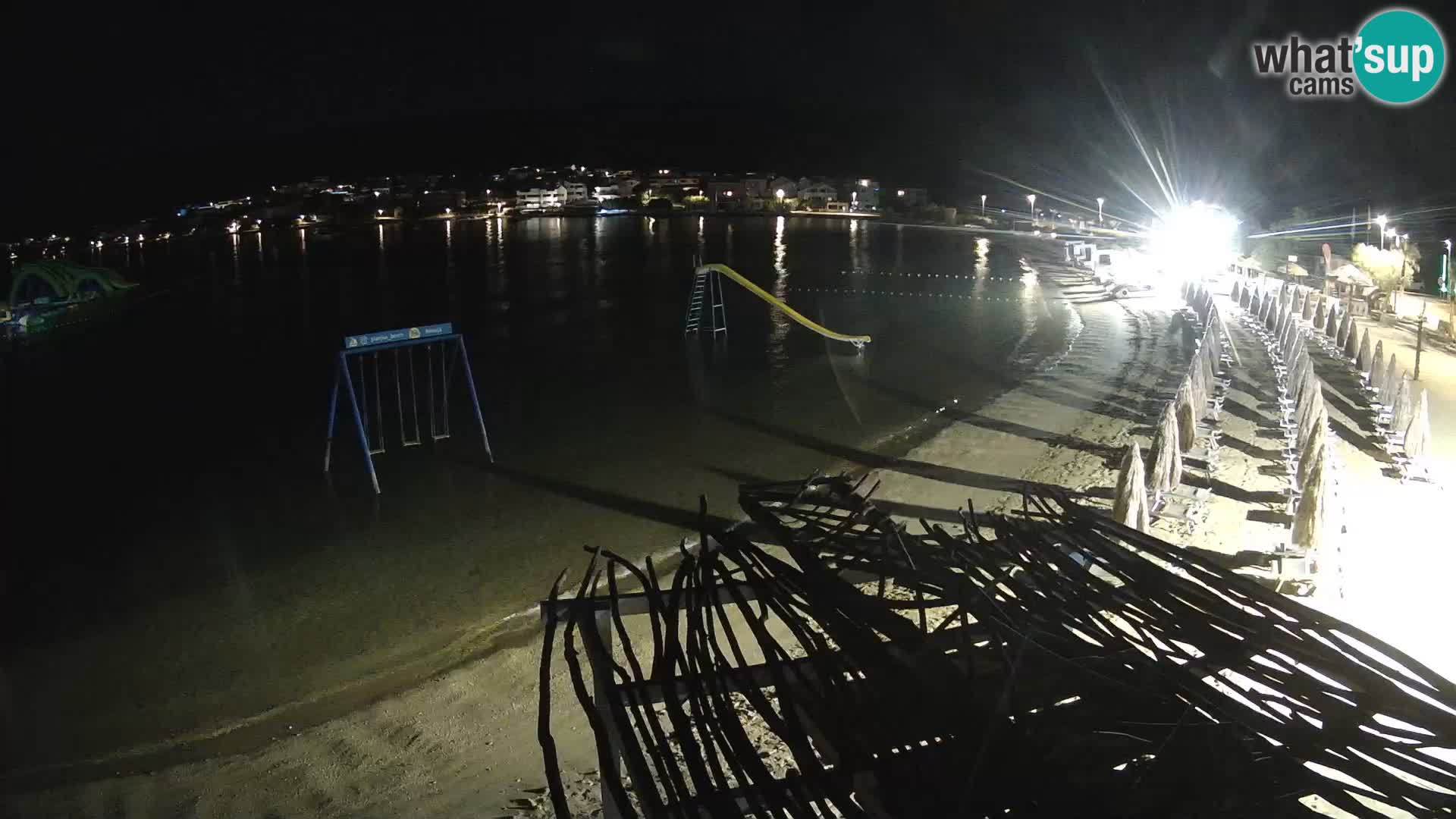Webcam live – Planjka beach – Pag Island
