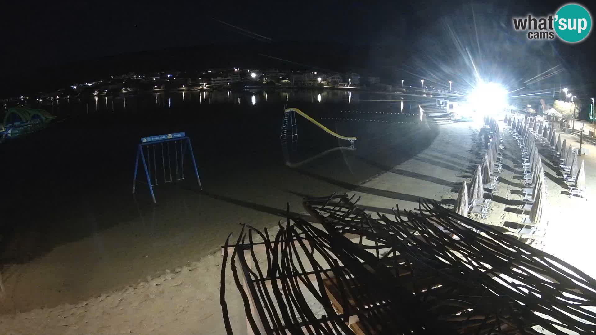 Webcam live – Planjka beach – Pag Island