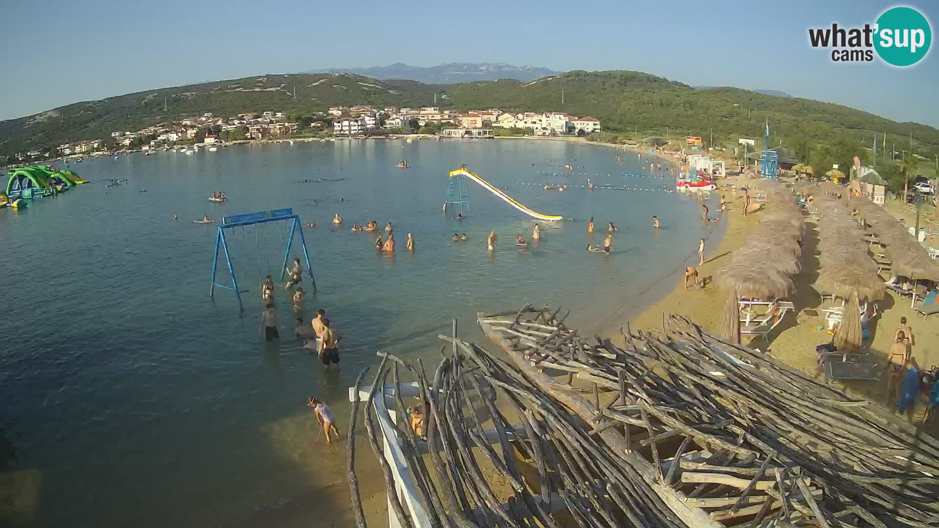 Webcam live – Planjka beach – Pag Island