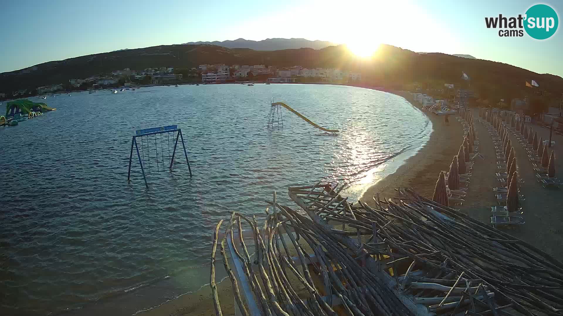 Webcam live – Planjka beach – Pag Island