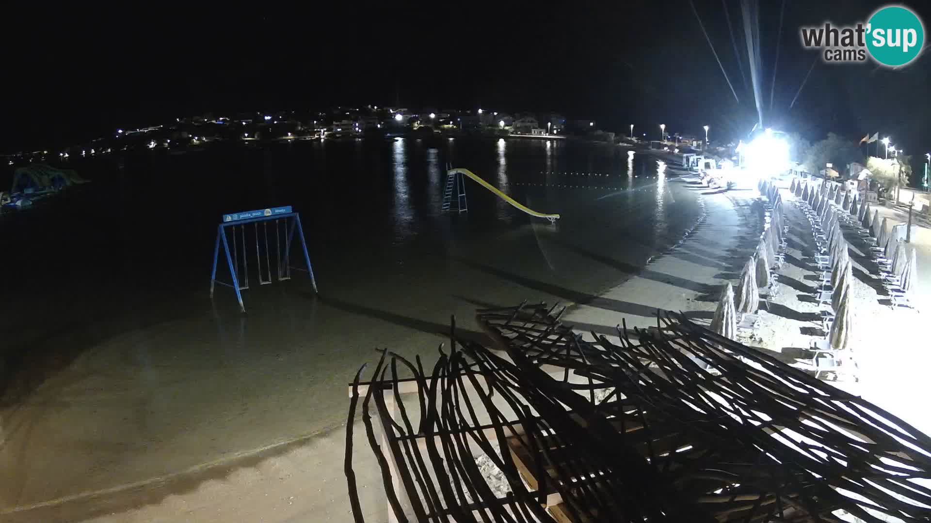 Webcam live – Planjka beach – Pag Island