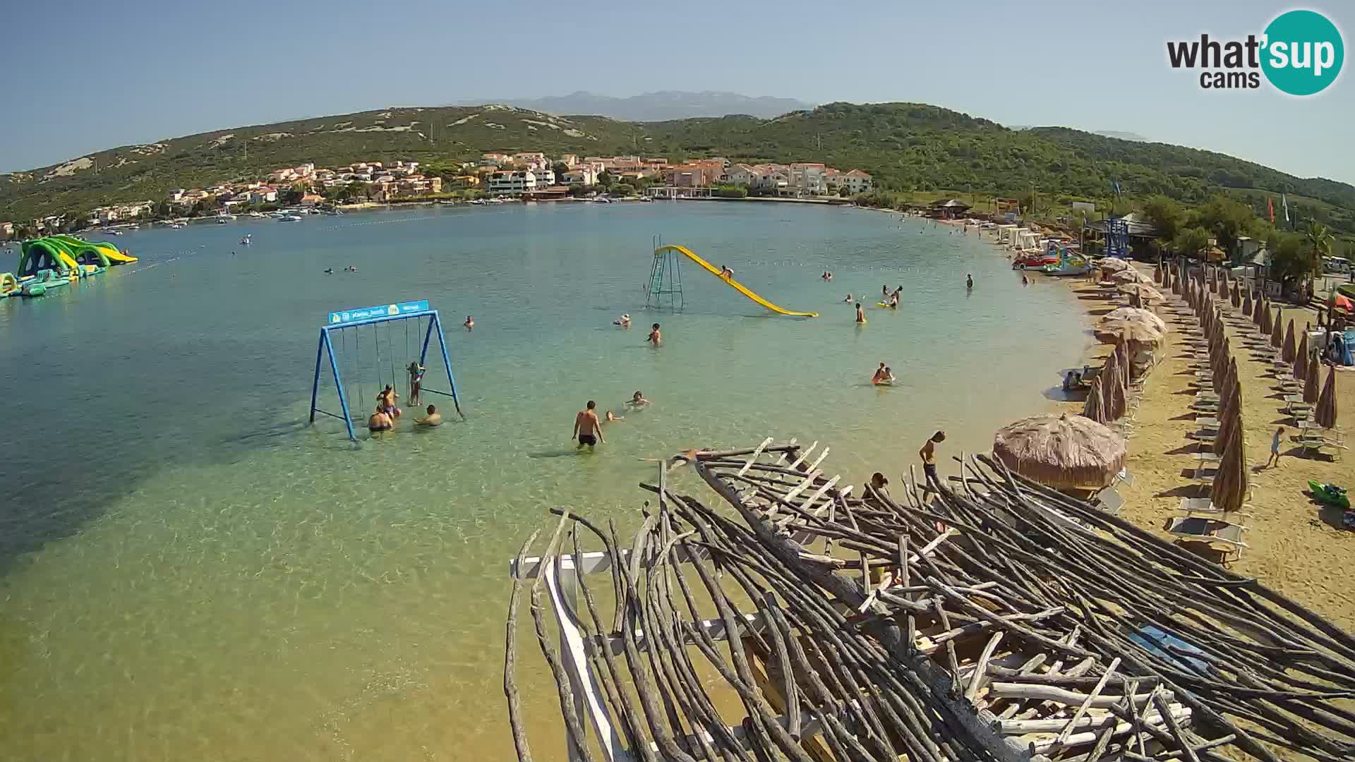 Web kamera – Plaža Planjka – otok Pag