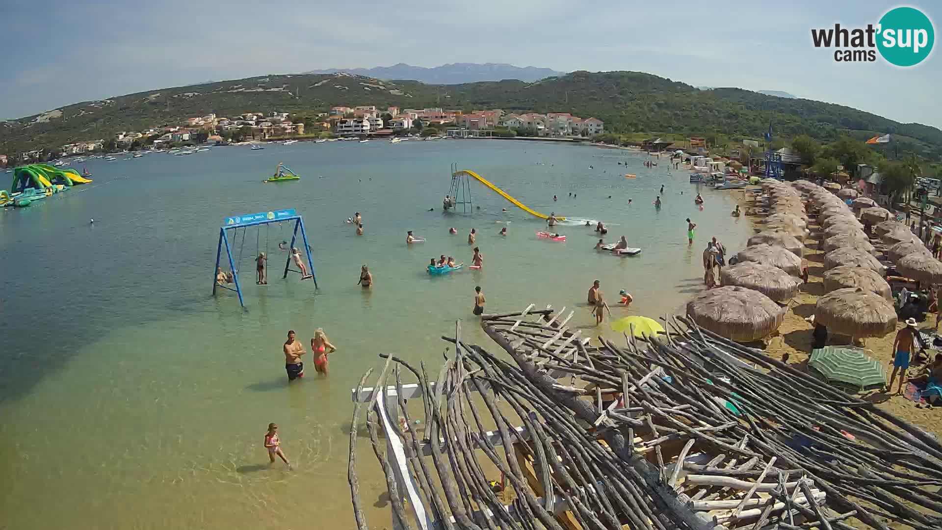 Web kamera – Plaža Planjka – otok Pag