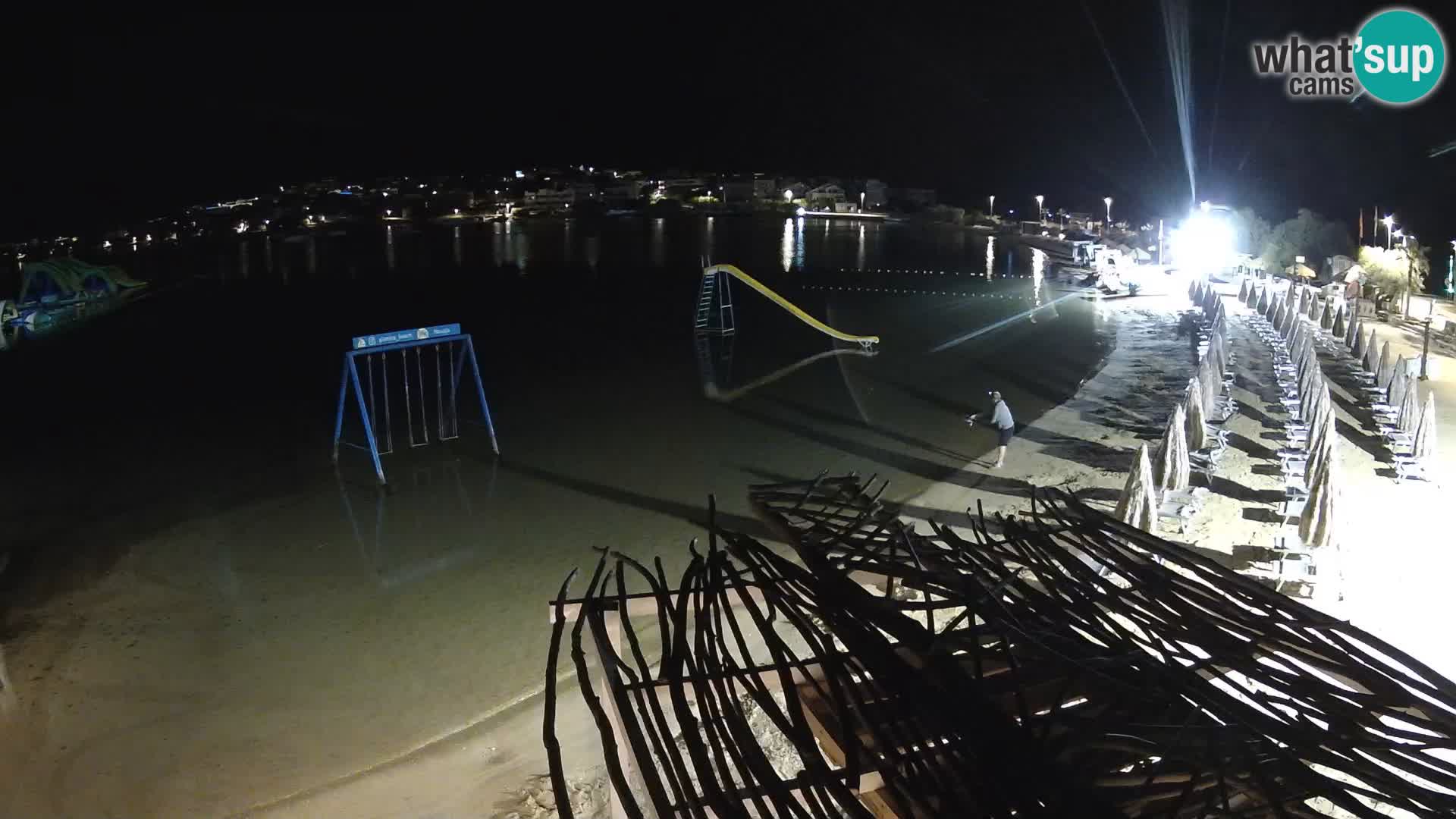 Web kamera – Plaža Planjka – otok Pag