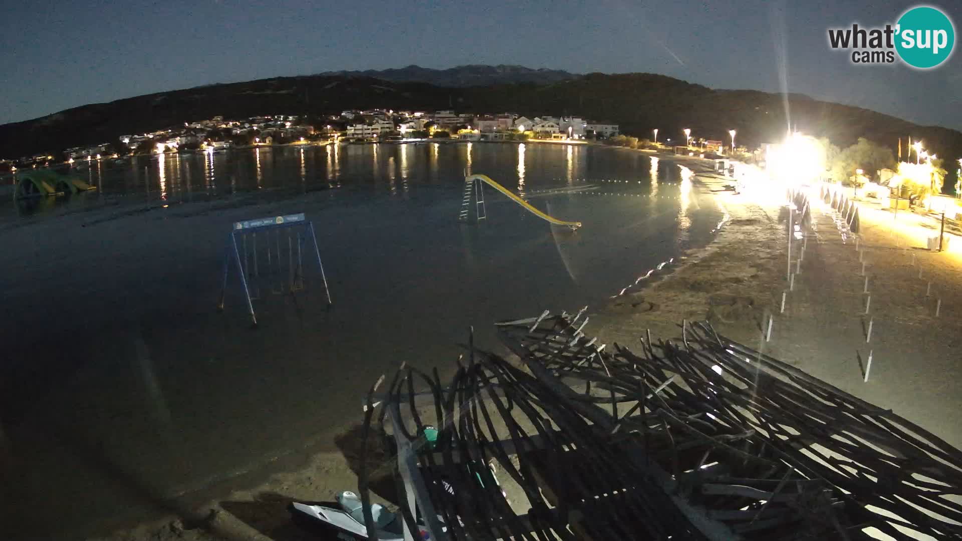 Kamera v zivo – Plaža Planjka – otok Pag