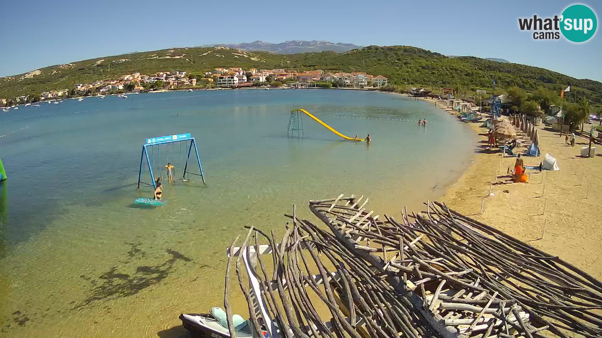 Web kamera – Plaža Planjka – otok Pag