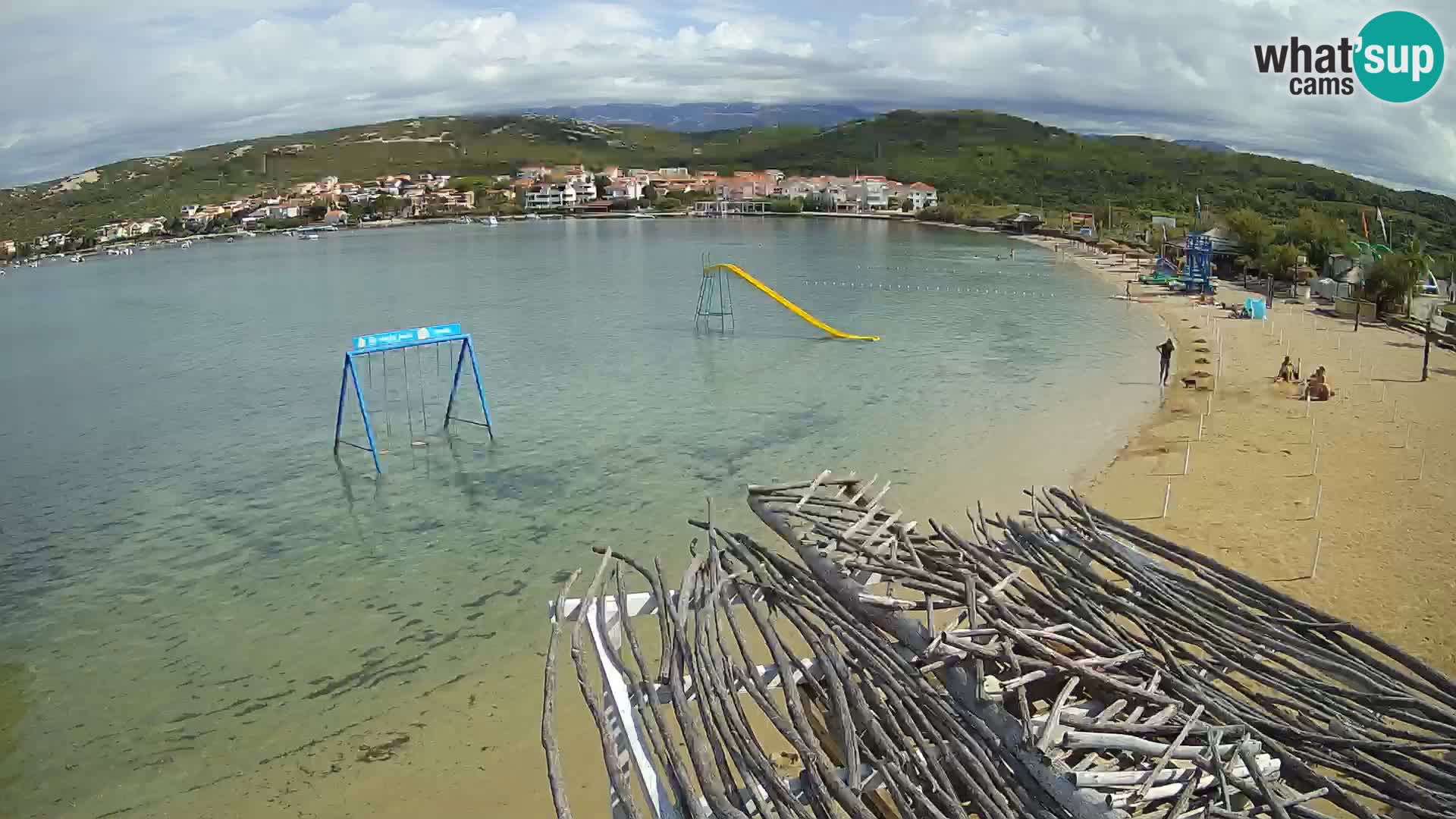 Webcam live – Planjka beach – Pag Island