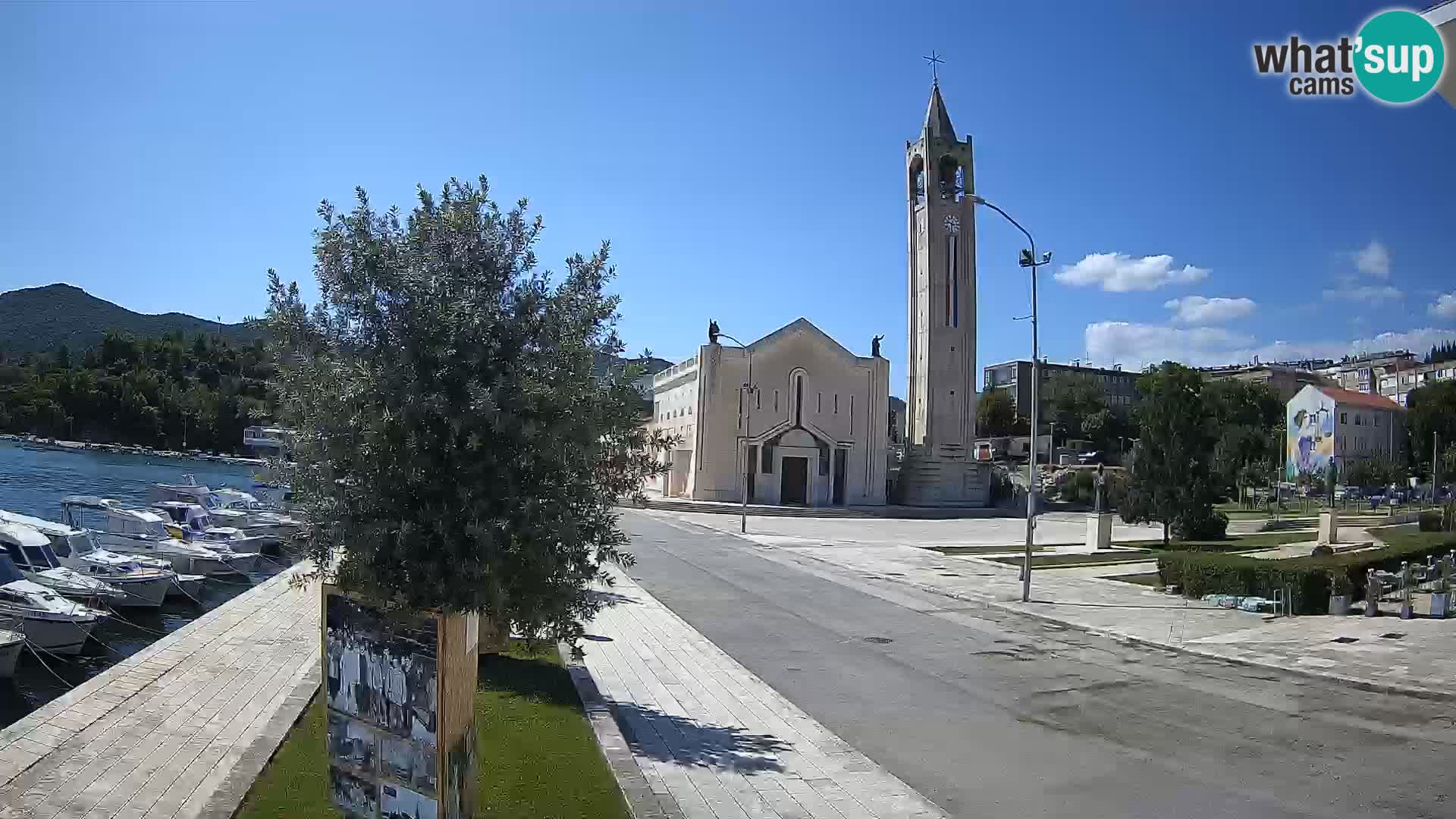 Spletna kamera Ploče | Osupljiv pogled na Rivo in katedralo
