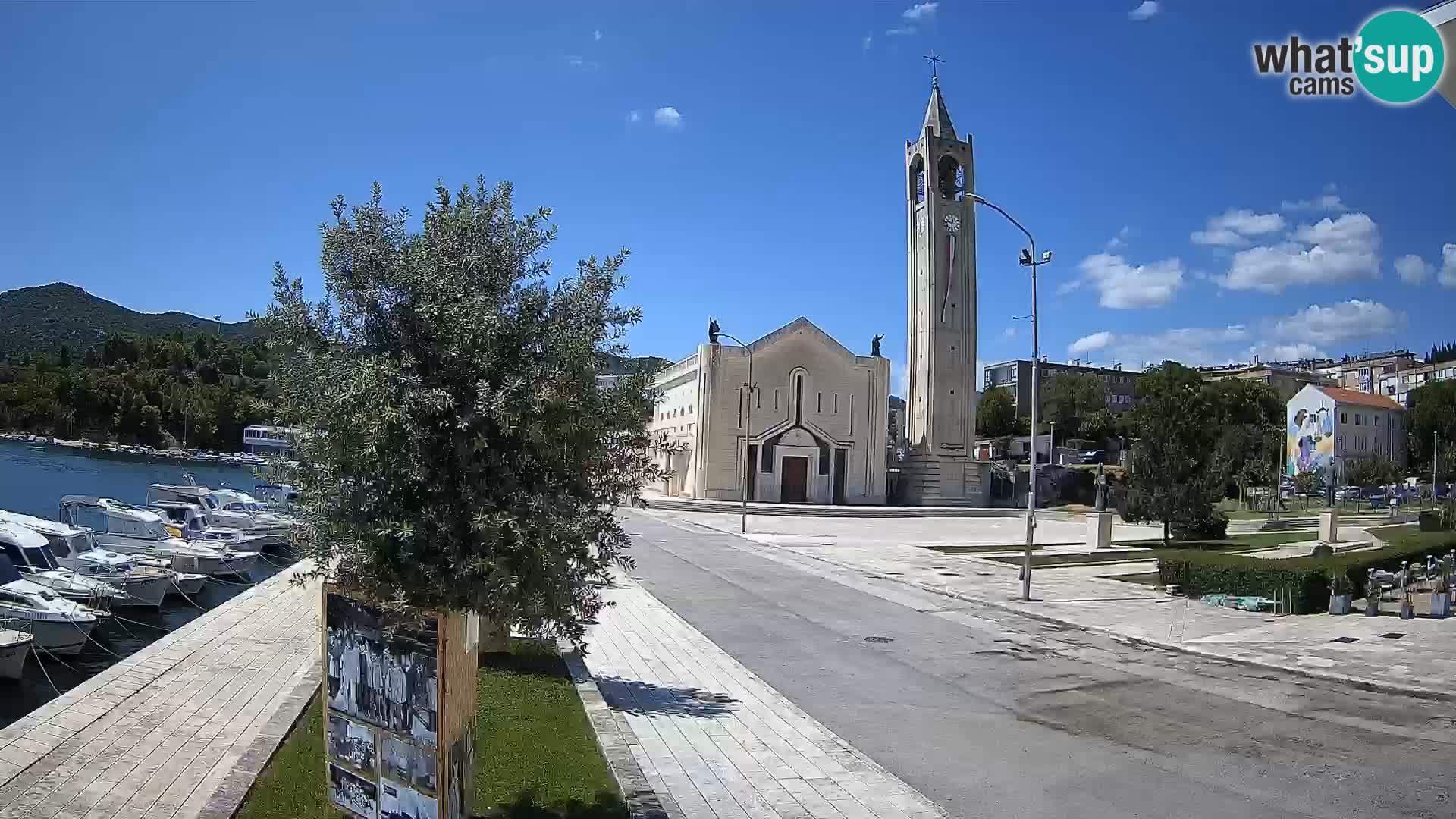 Spletna kamera Ploče | Osupljiv pogled na Rivo in katedralo