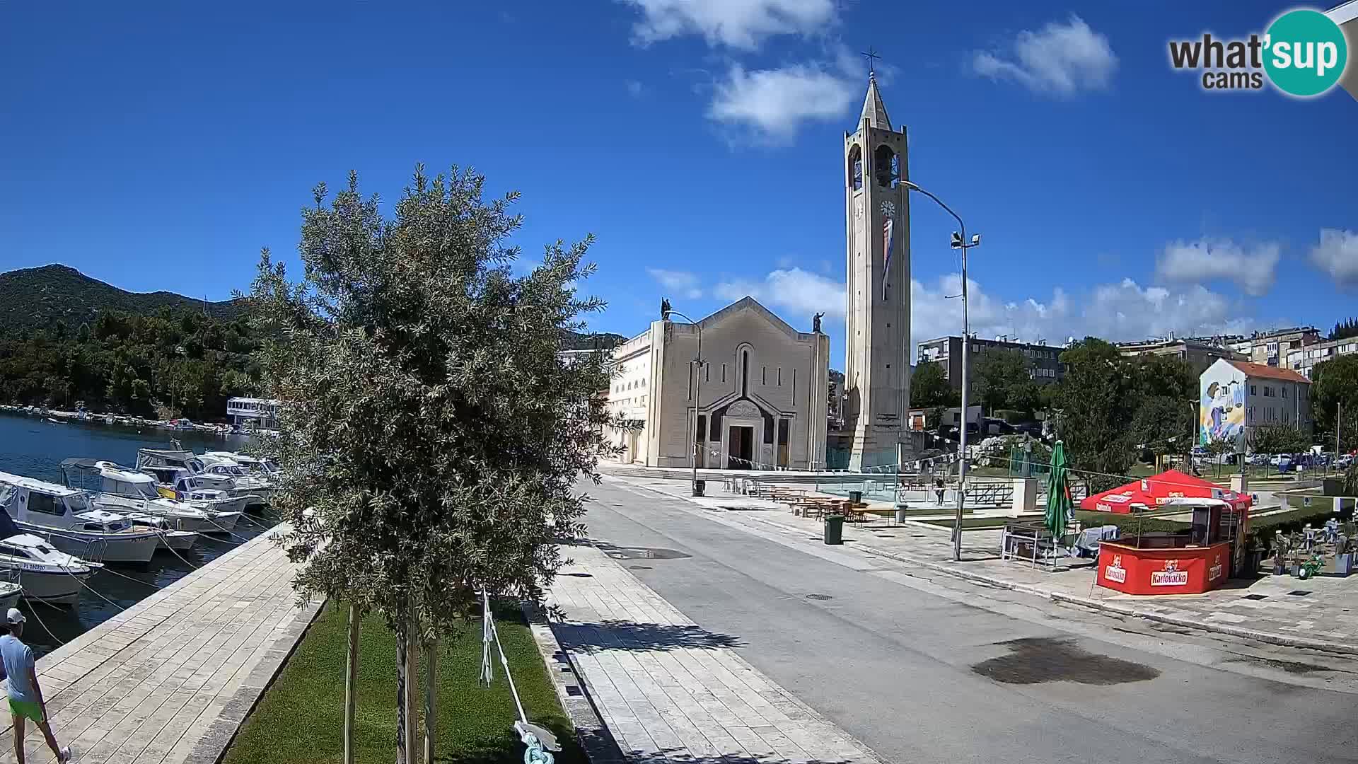 Spletna kamera Ploče | Osupljiv pogled na Rivo in katedralo