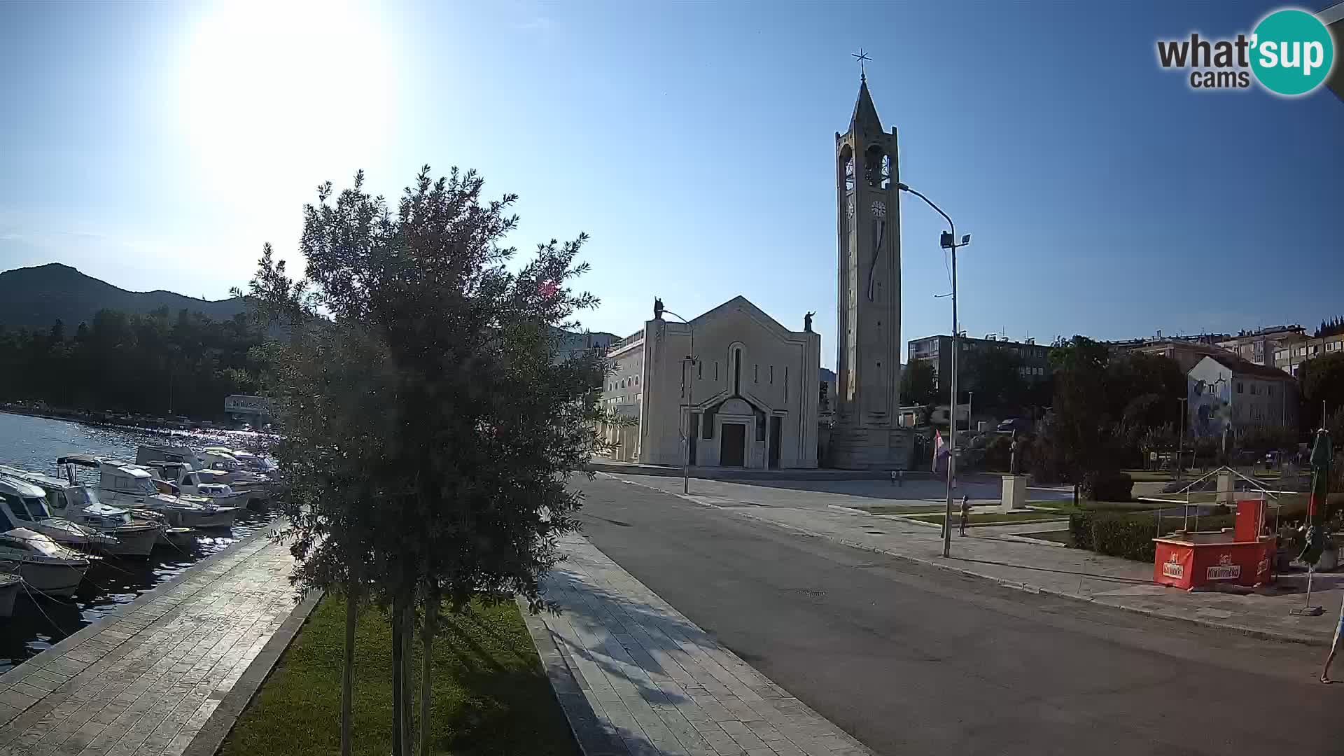 Spletna kamera Ploče | Osupljiv pogled na Rivo in katedralo