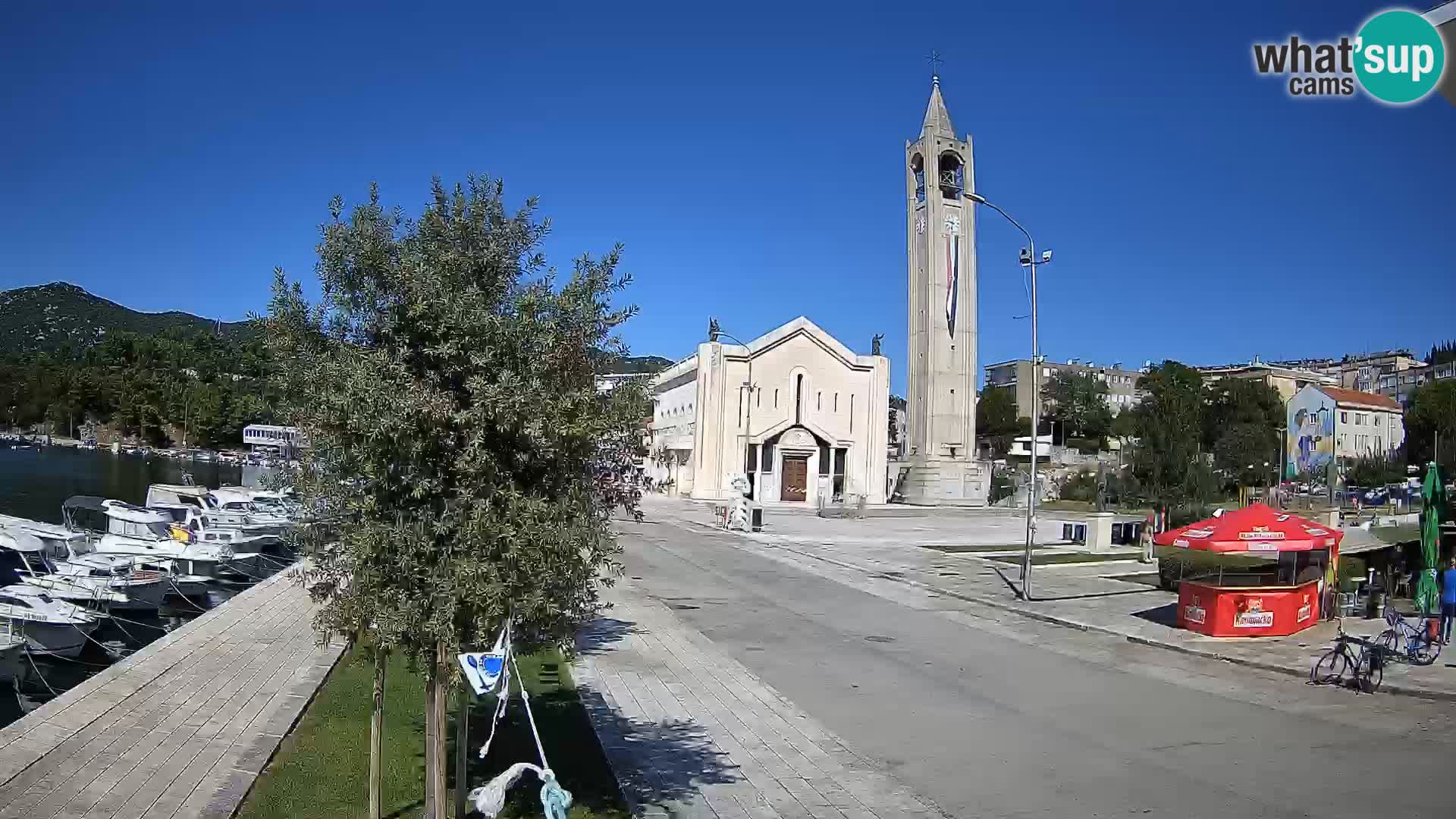 Spletna kamera Ploče | Osupljiv pogled na Rivo in katedralo