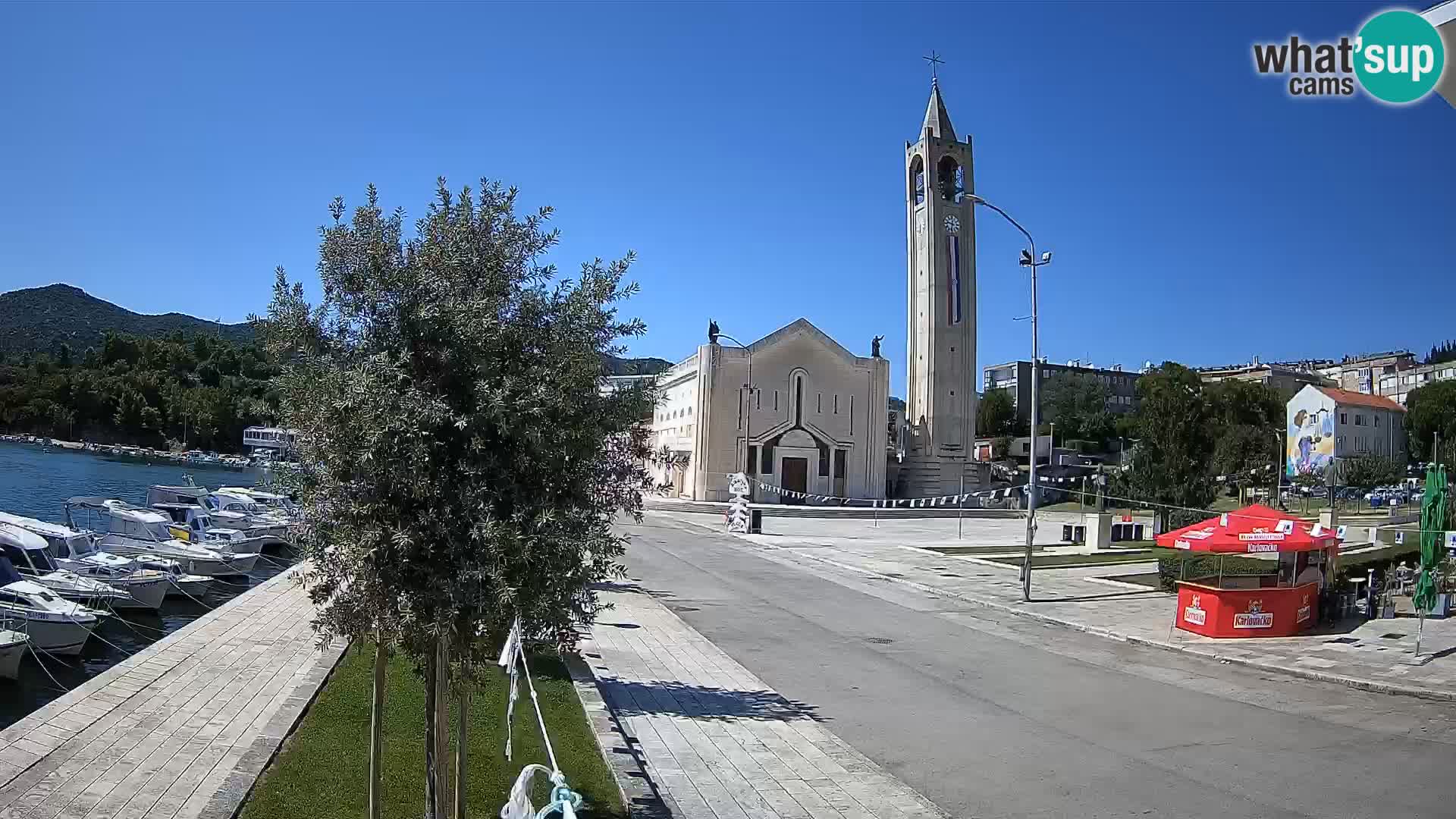 Spletna kamera Ploče | Osupljiv pogled na Rivo in katedralo