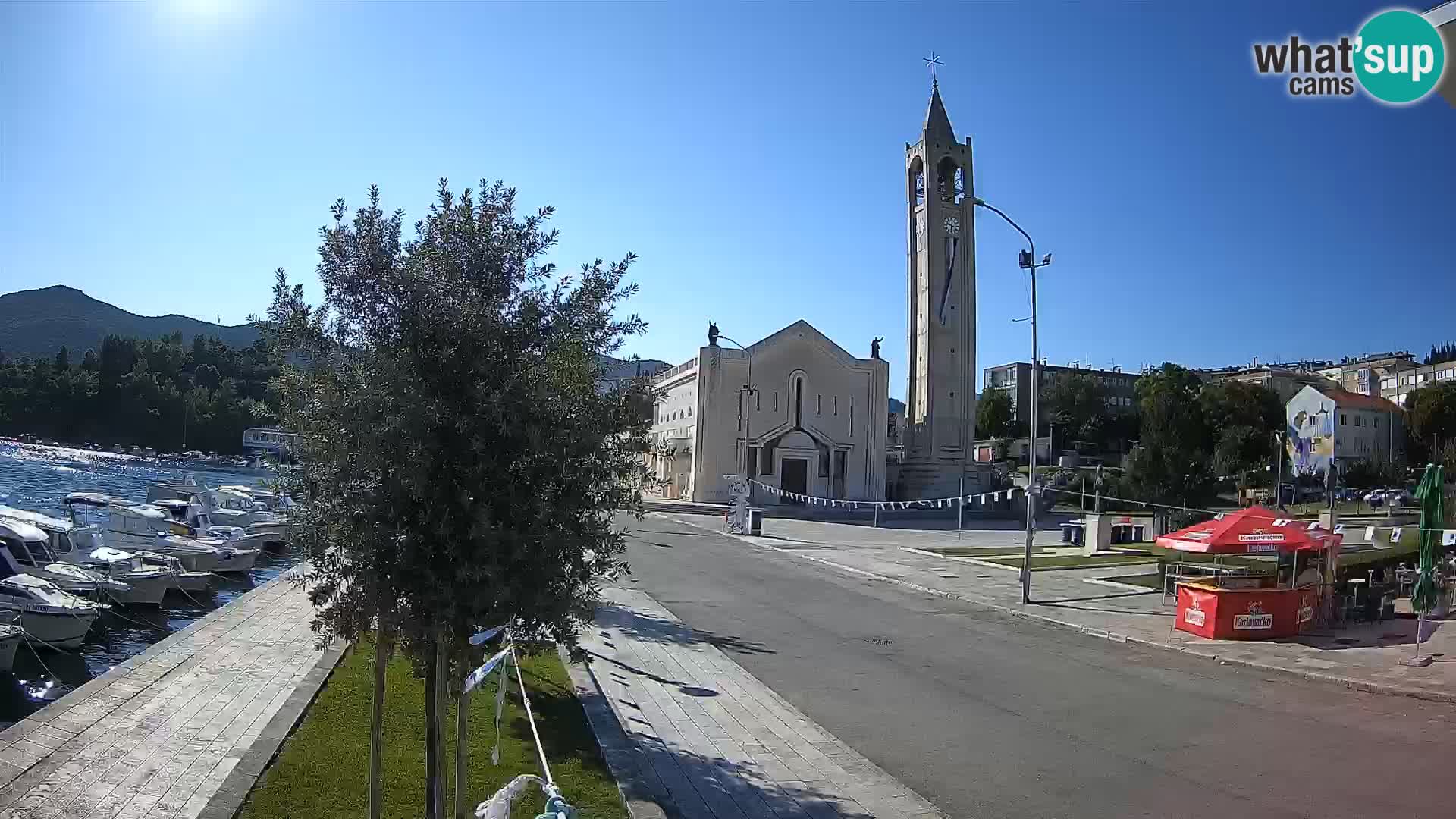 Livecam Ploce | Vues captivantes sur Riva et la cathédrale
