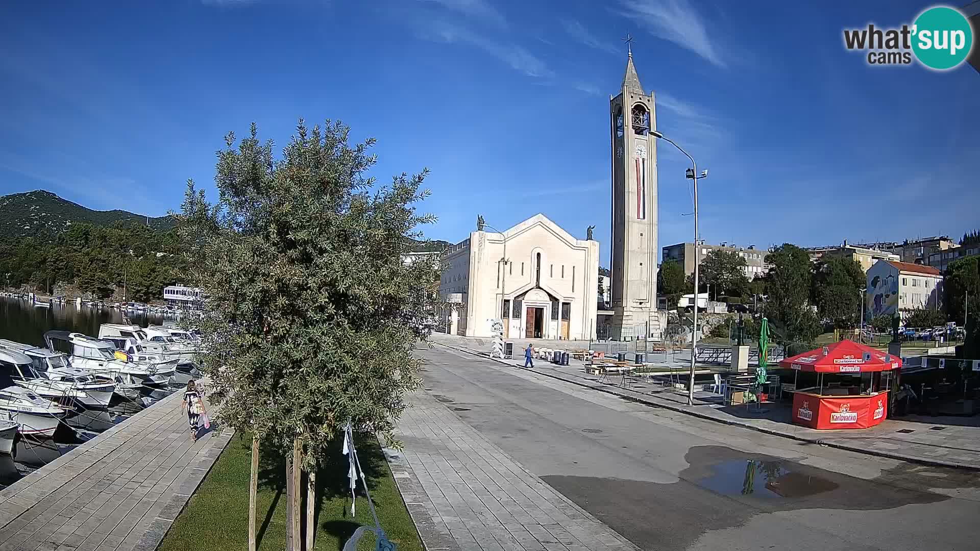Spletna kamera Ploče | Osupljiv pogled na Rivo in katedralo