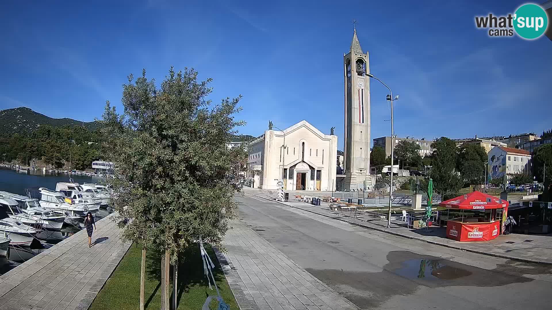 Livecam Ploce | Vues captivantes sur Riva et la cathédrale