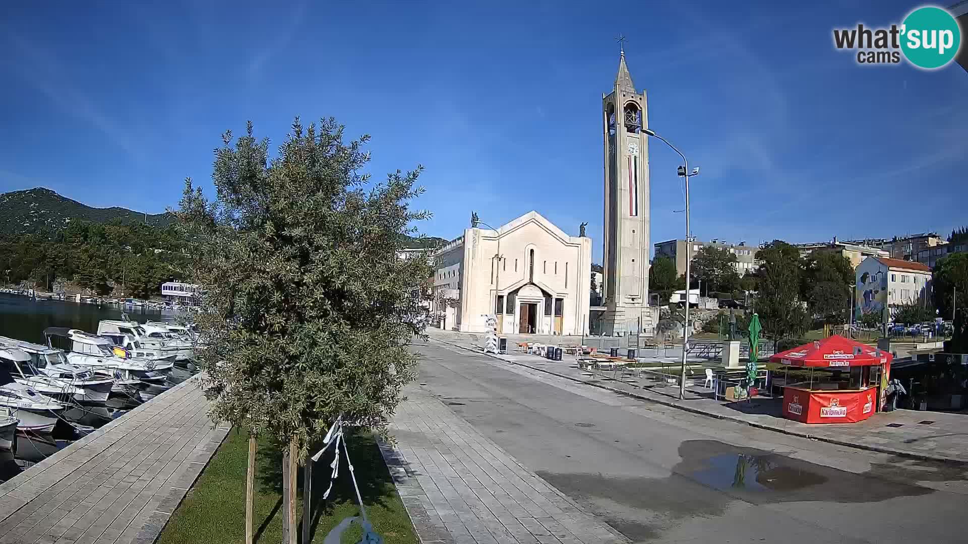 Spletna kamera Ploče | Osupljiv pogled na Rivo in katedralo